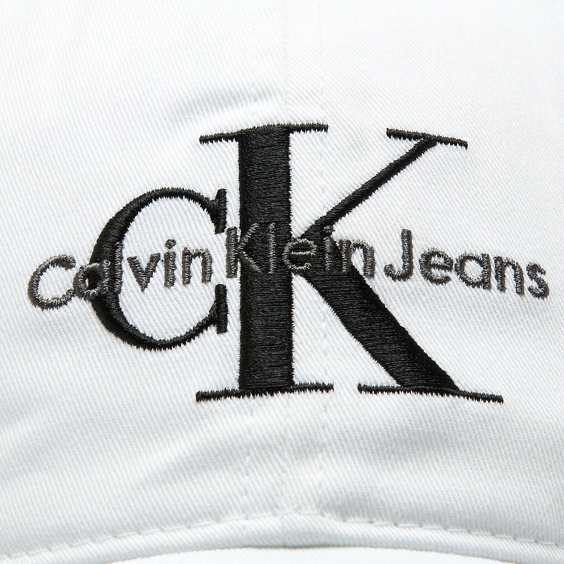 Calvin Klein Jeans Шапка с козирка K60K610280 Бял - Pepit.bg