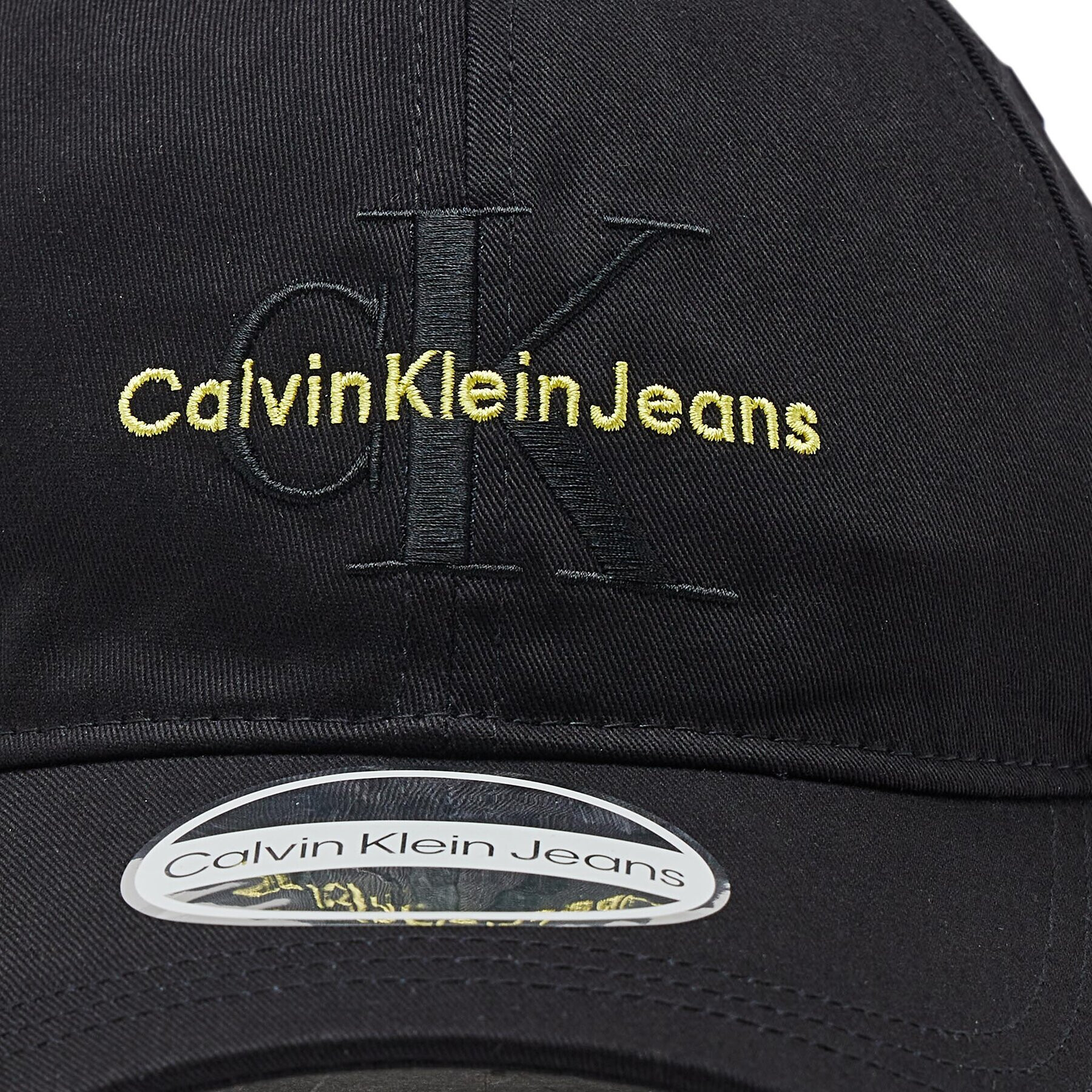 Calvin Klein Jeans Шапка с козирка Monogram K60K606624 Черен - Pepit.bg