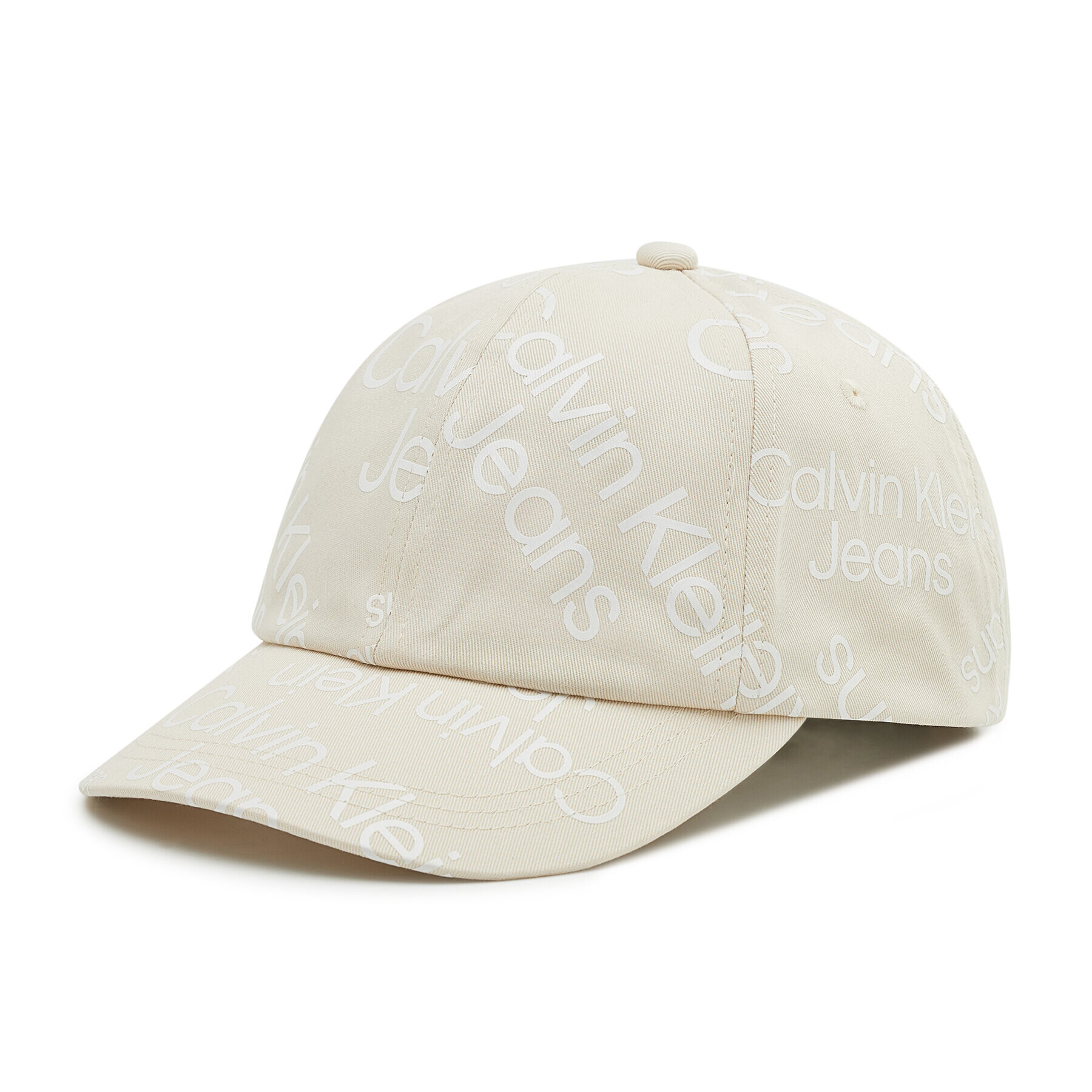 Calvin Klein Jeans Шапка с козирка Stack Logo IU0IU00276 Бежов - Pepit.bg