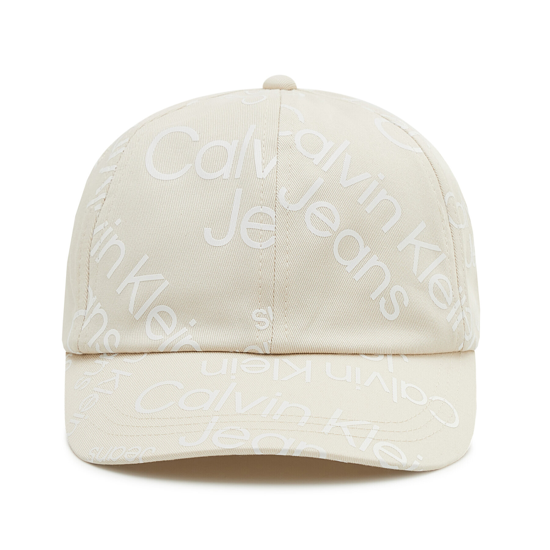 Calvin Klein Jeans Шапка с козирка Stack Logo IU0IU00276 Бежов - Pepit.bg