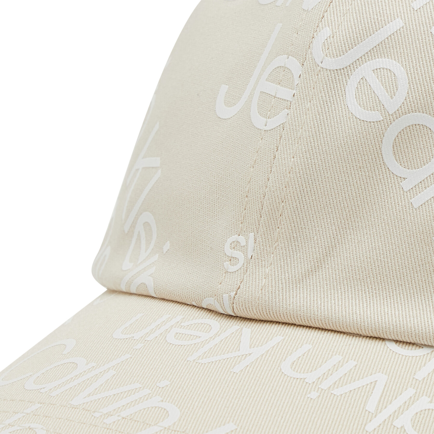 Calvin Klein Jeans Шапка с козирка Stack Logo IU0IU00276 Бежов - Pepit.bg