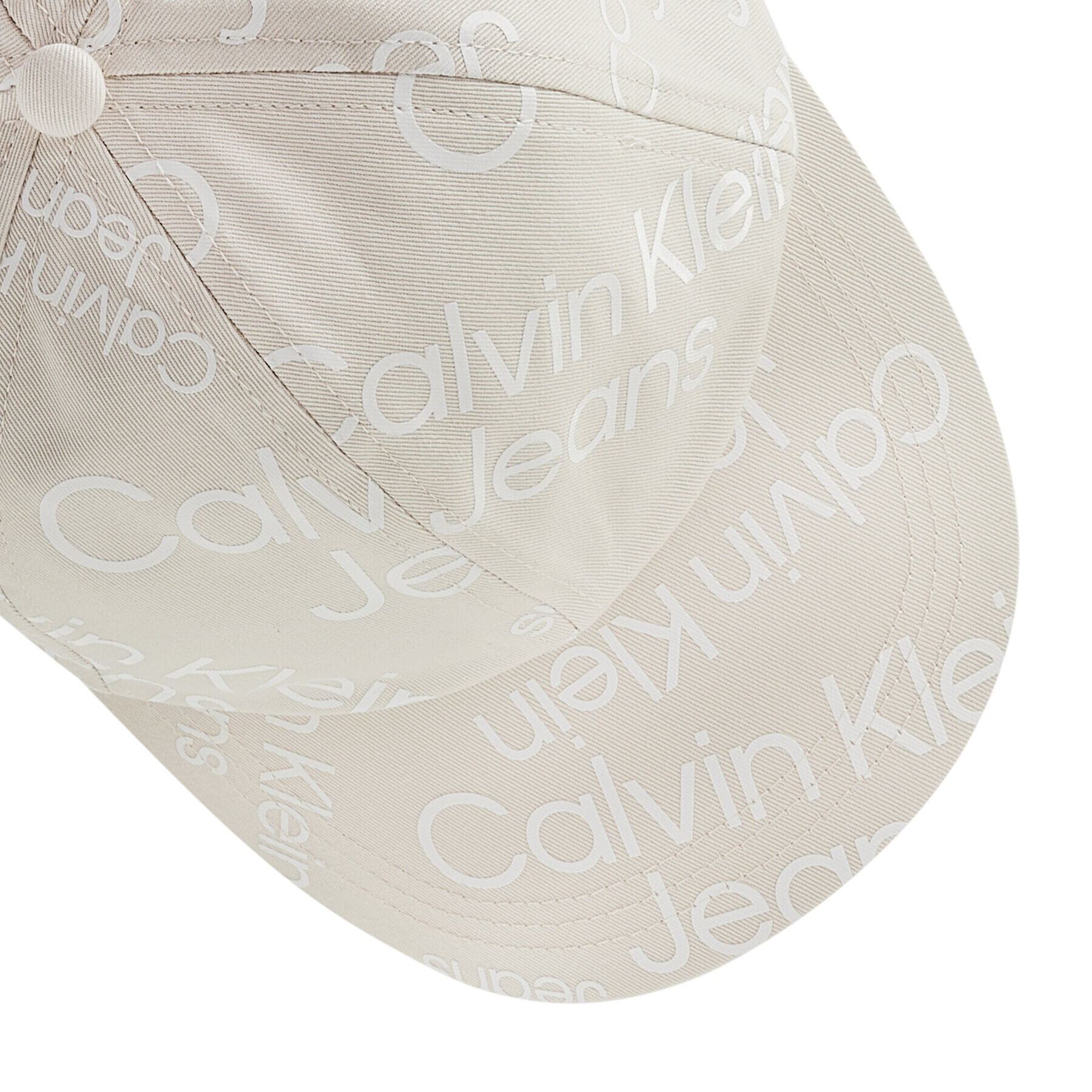 Calvin Klein Jeans Шапка с козирка Stack Logo IU0IU00276 Бежов - Pepit.bg