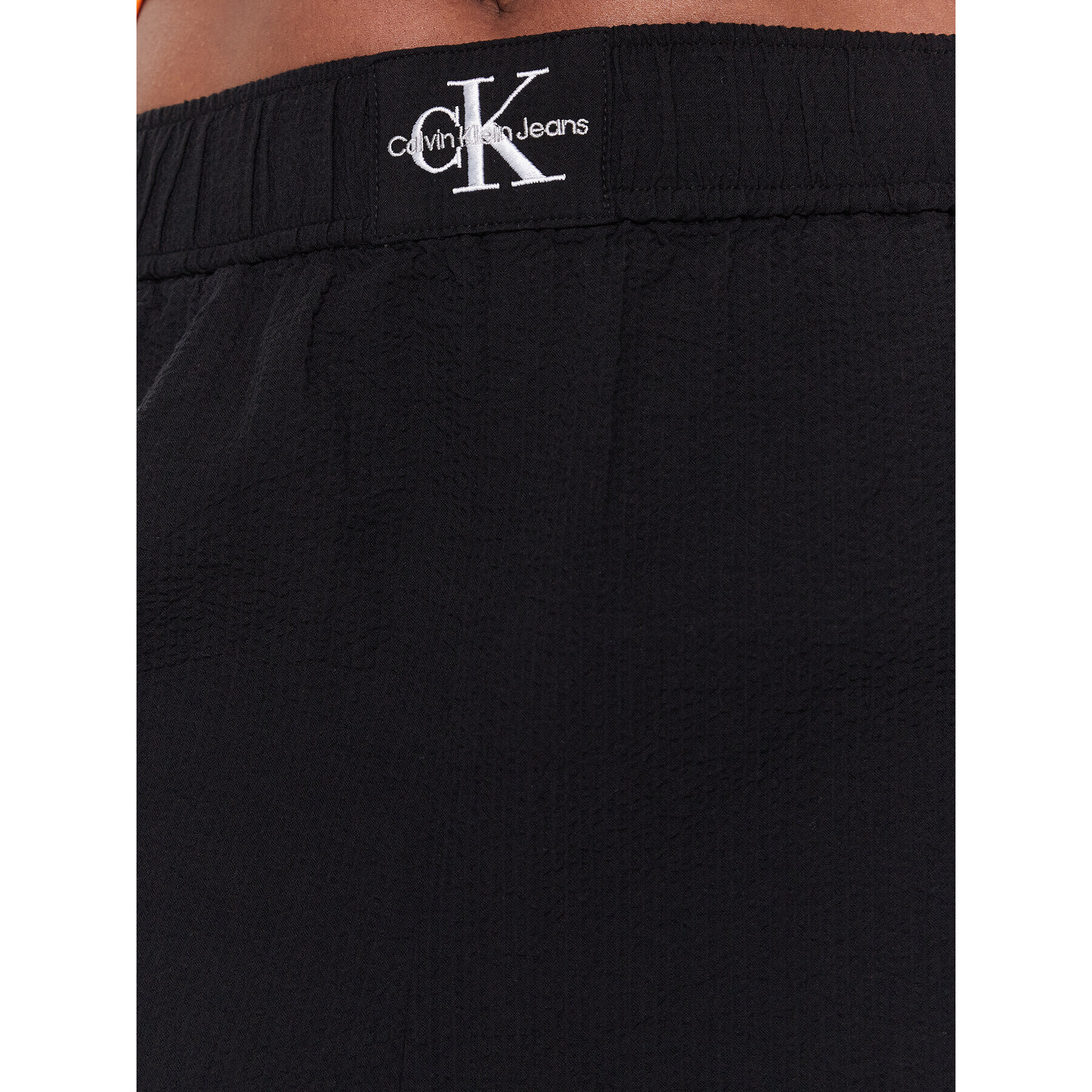 Calvin Klein Jeans Шорти от плат J20J220687 Черен Regular Fit - Pepit.bg