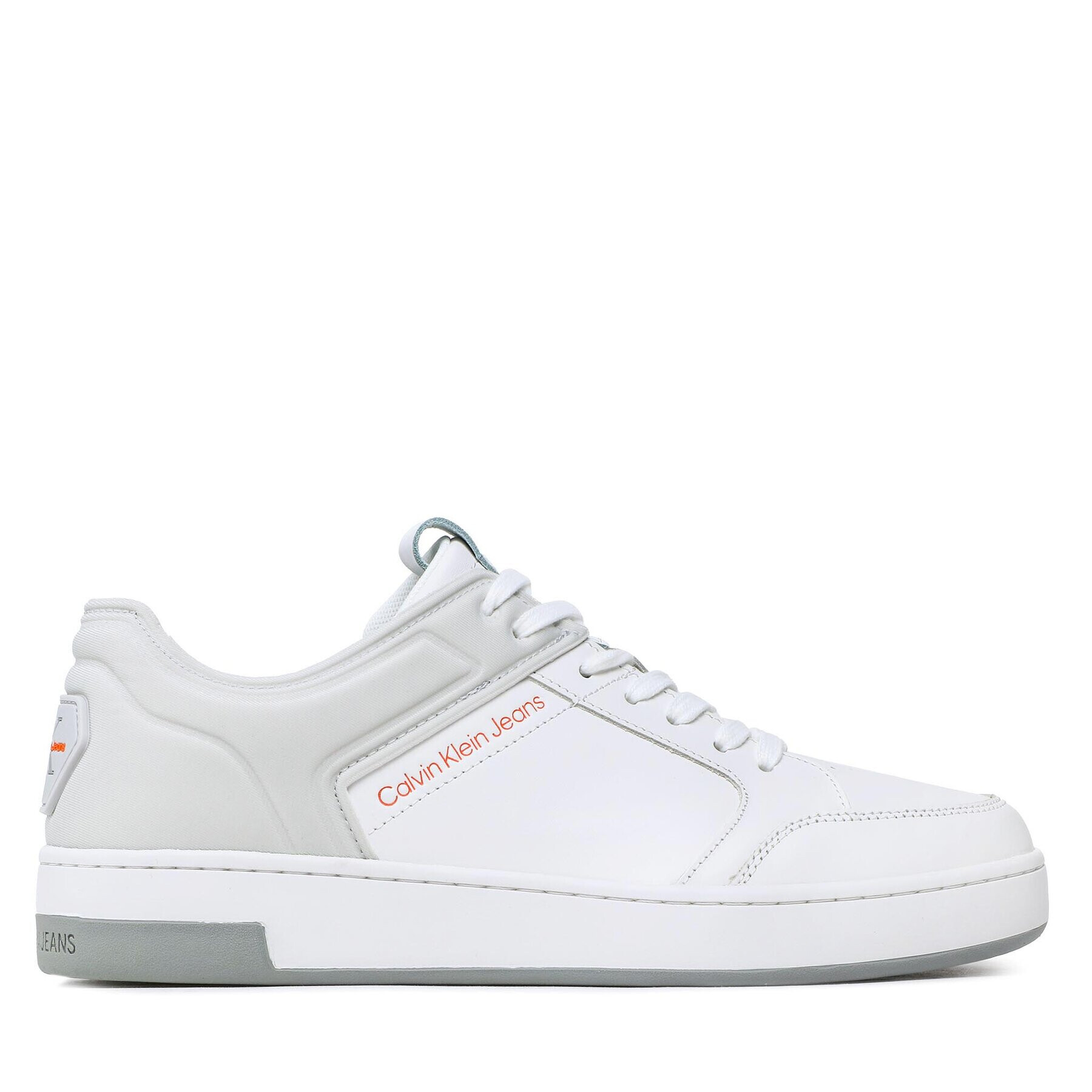 Calvin Klein Jeans Сникърси Basket Cupsole High/Low Freq YM0YM00611 Бял - Pepit.bg