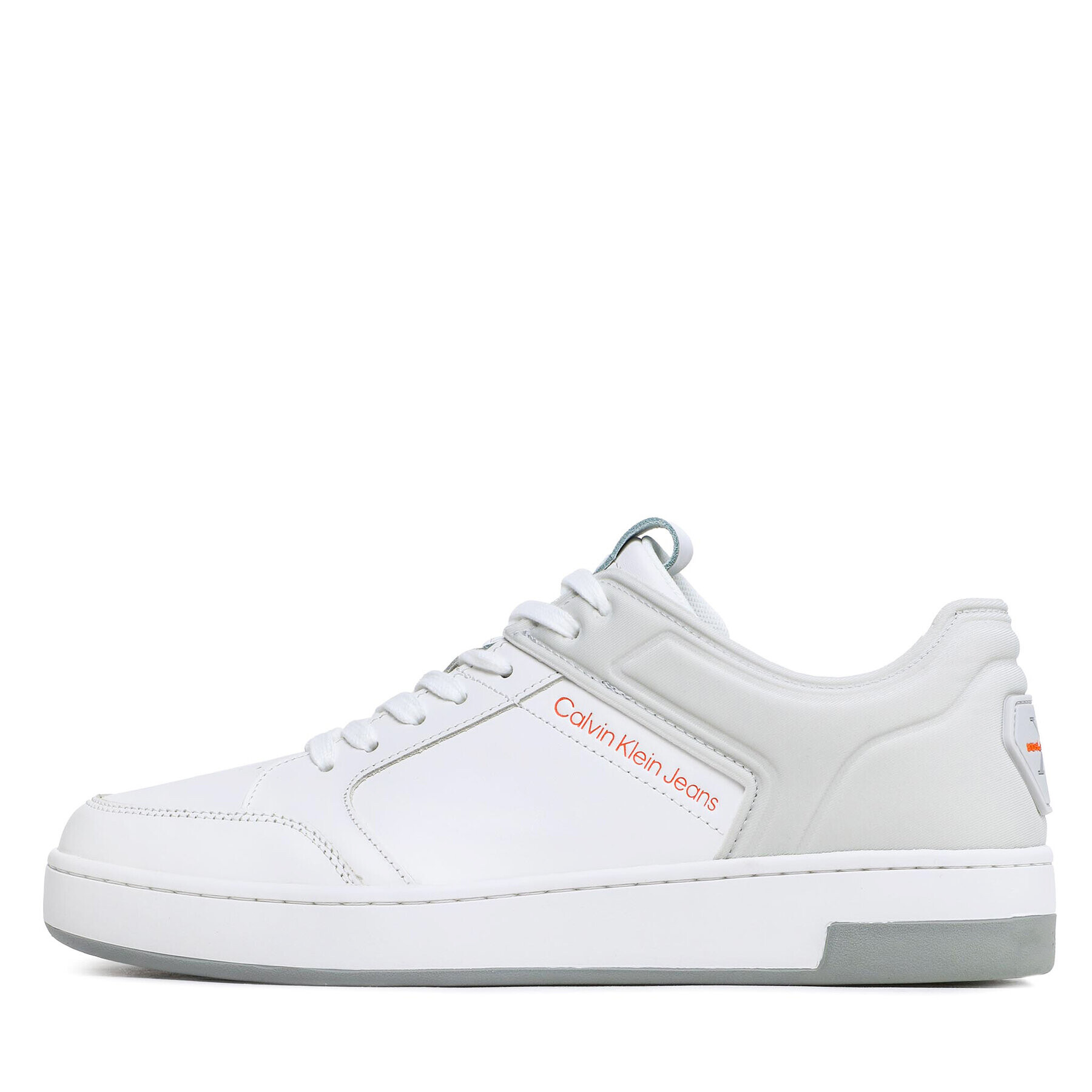 Calvin Klein Jeans Сникърси Basket Cupsole High/Low Freq YM0YM00611 Бял - Pepit.bg