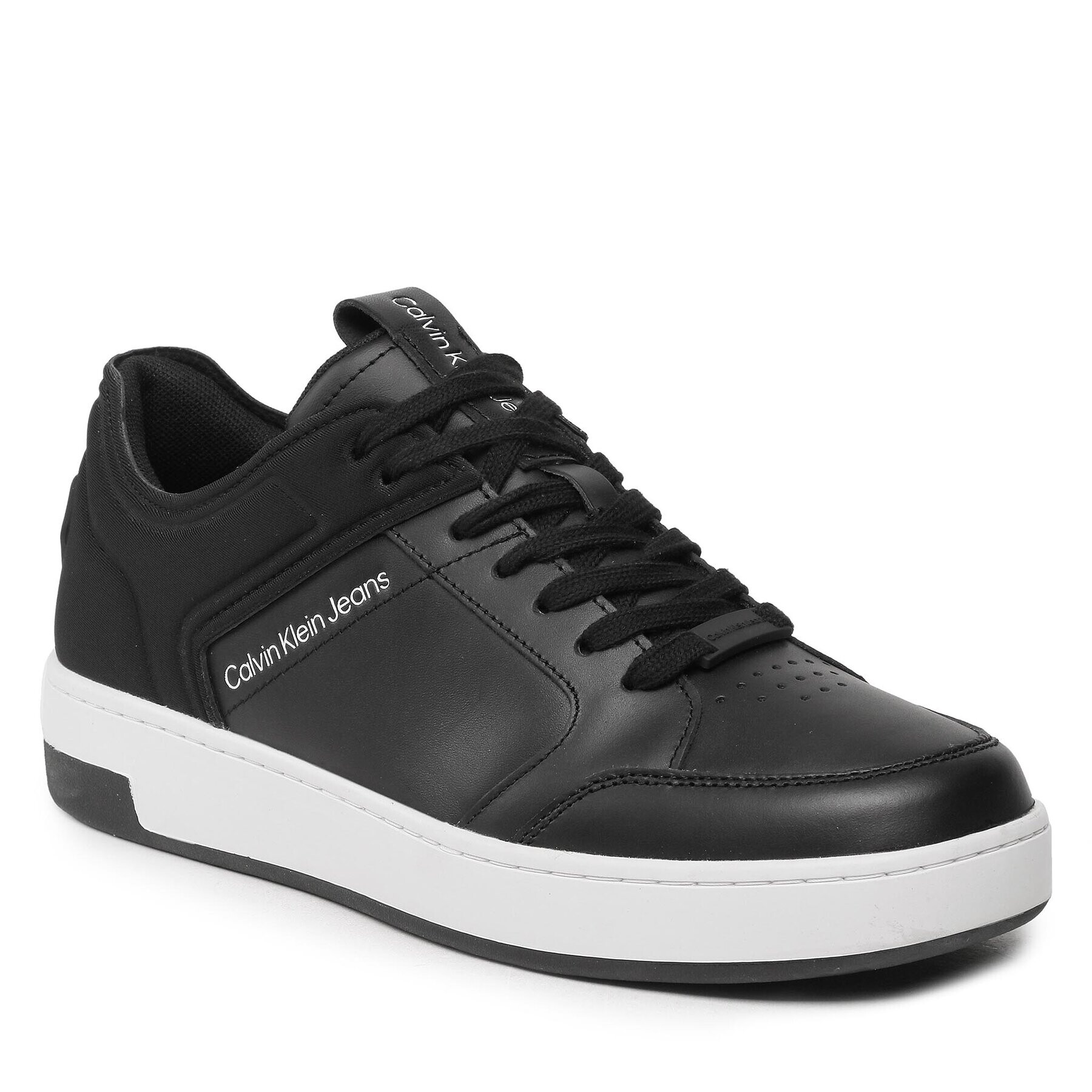 Calvin Klein Jeans Сникърси Basket Cupsole High/Low Freq YM0YM00611 Черен - Pepit.bg