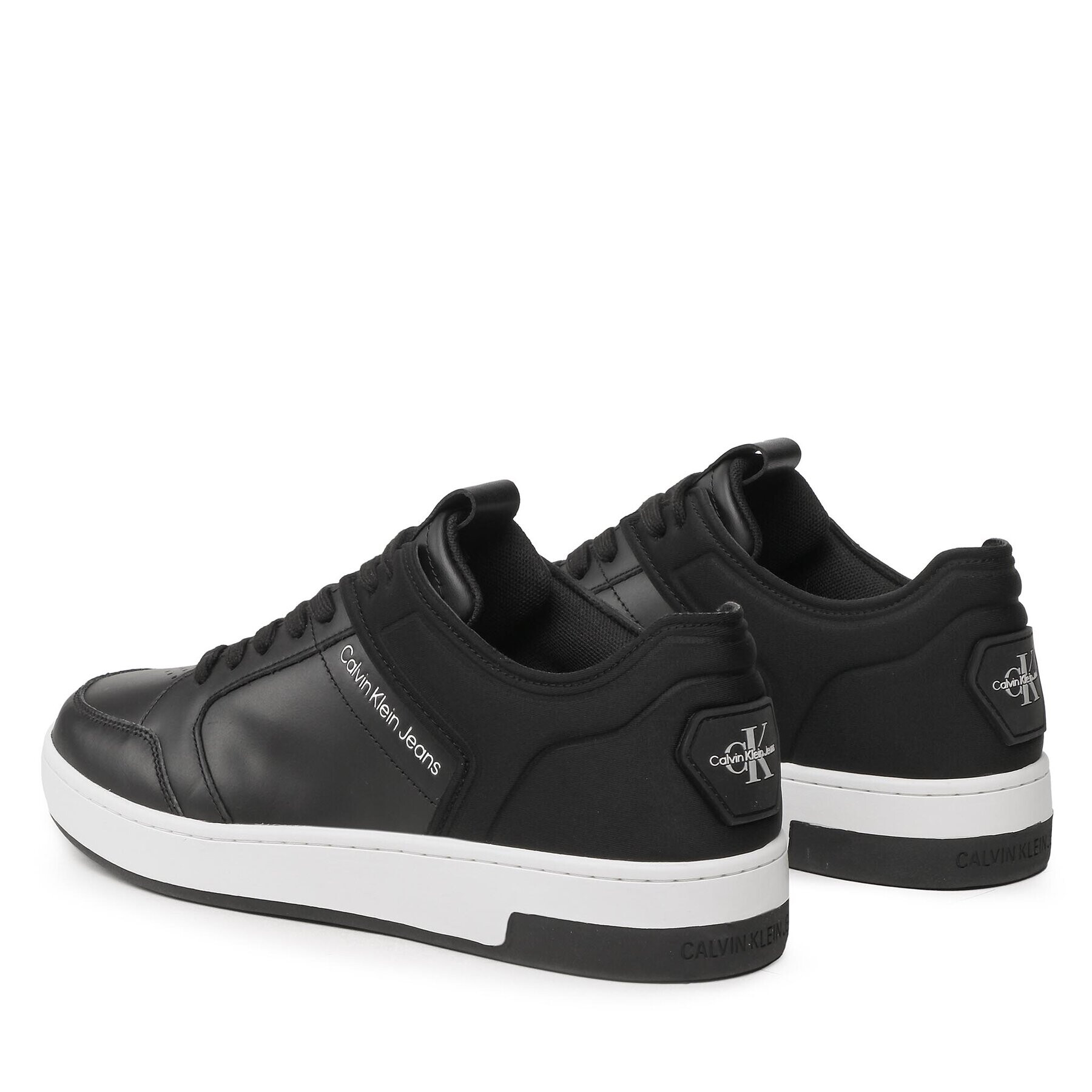 Calvin Klein Jeans Сникърси Basket Cupsole High/Low Freq YM0YM00611 Черен - Pepit.bg