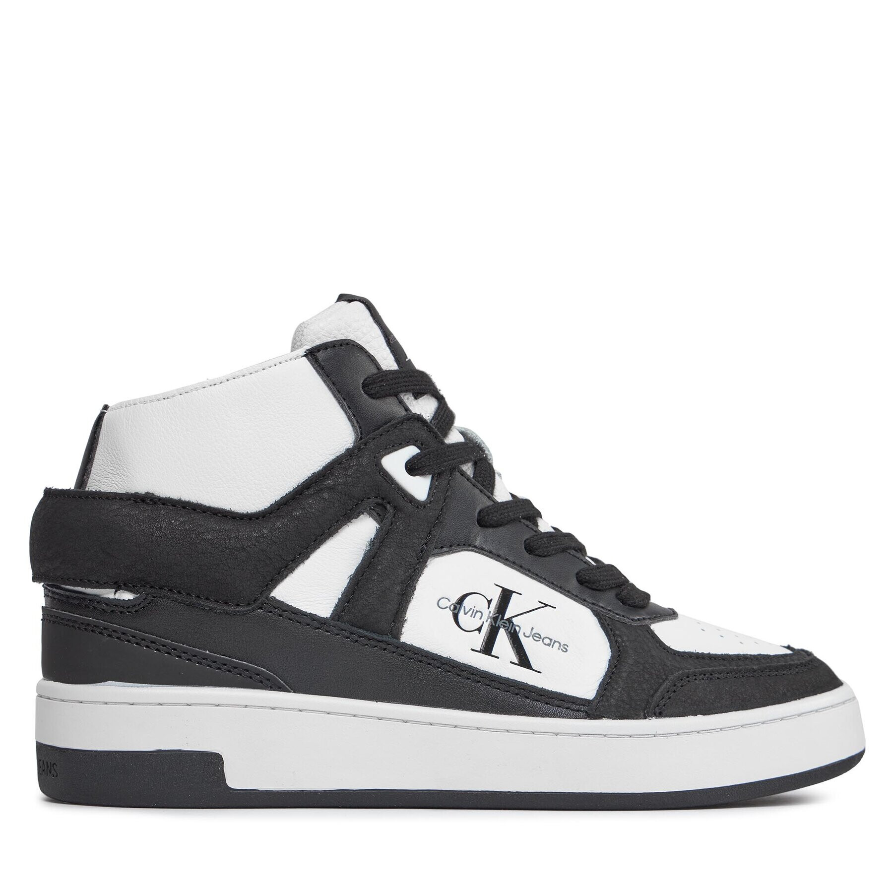 Calvin Klein Jeans Сникърси Basket Cupsole High Mix Ml Fad YW0YW01300 Черен - Pepit.bg