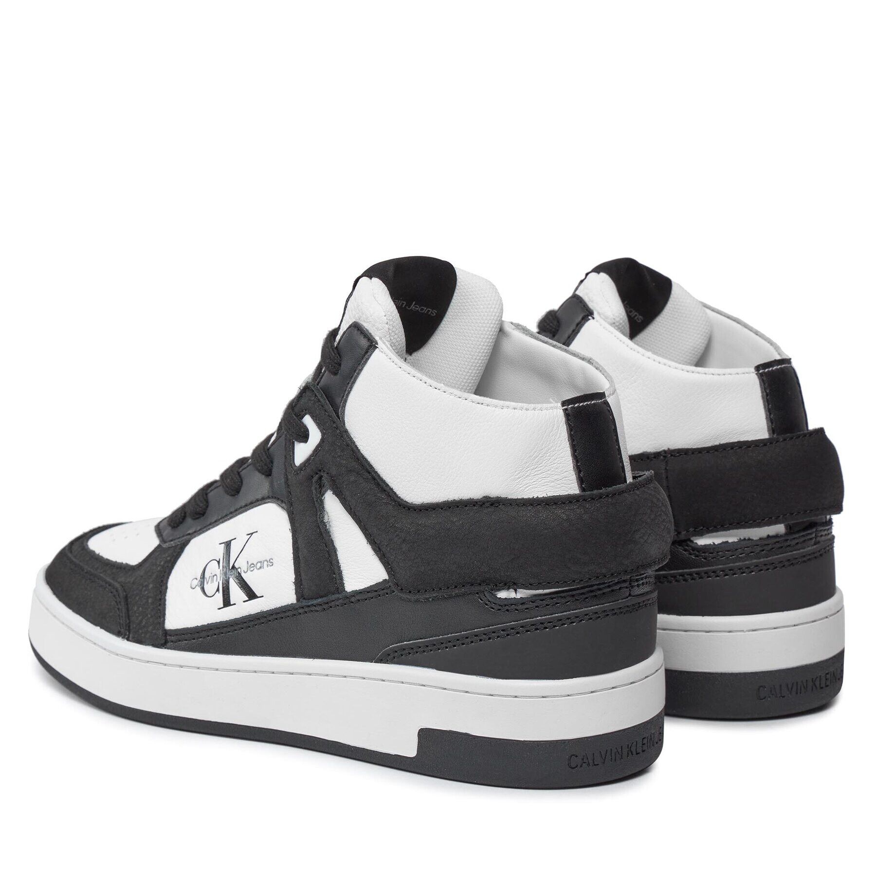 Calvin Klein Jeans Сникърси Basket Cupsole High Mix Ml Fad YW0YW01300 Черен - Pepit.bg