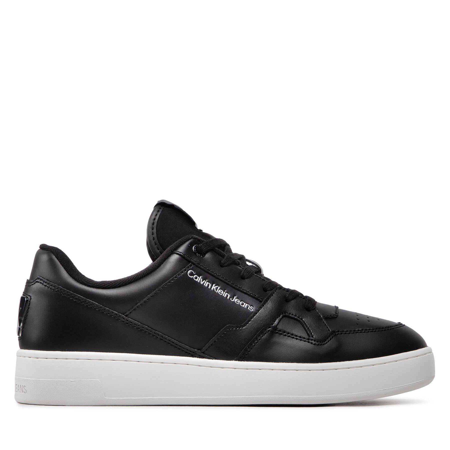 Calvin Klein Jeans Сникърси Basket Cupsole Lacup Low YM0YM00497 Черен - Pepit.bg