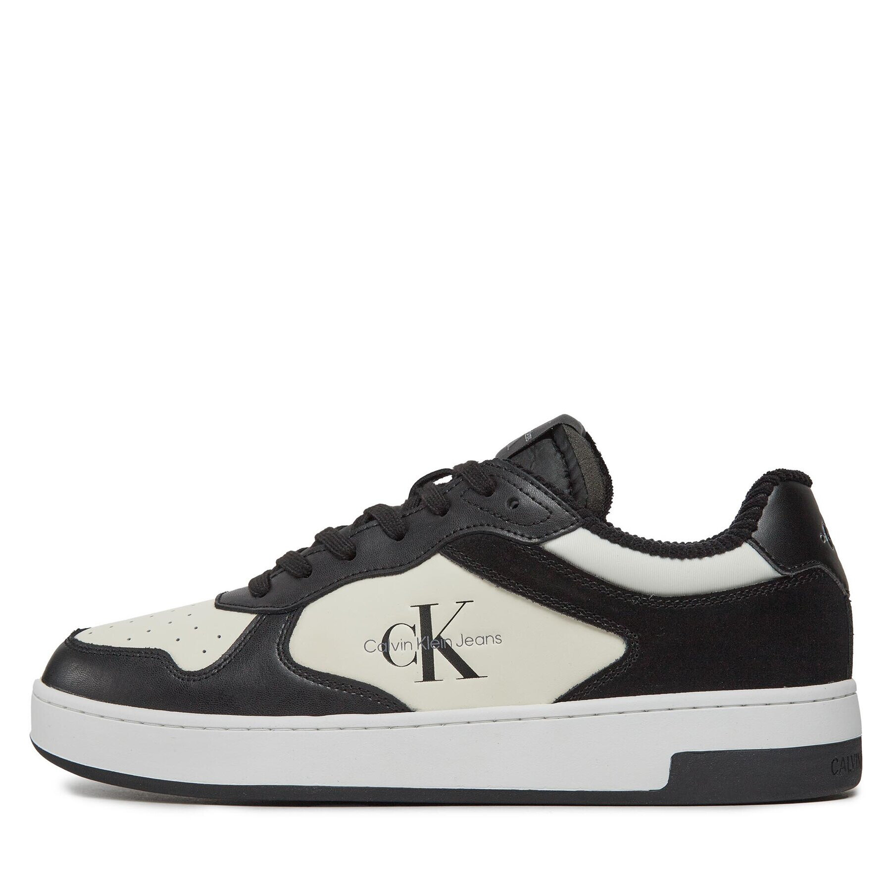 Calvin Klein Jeans Сникърси Basket Cupsole Low Lace Cor YM0YM00783 Черен - Pepit.bg