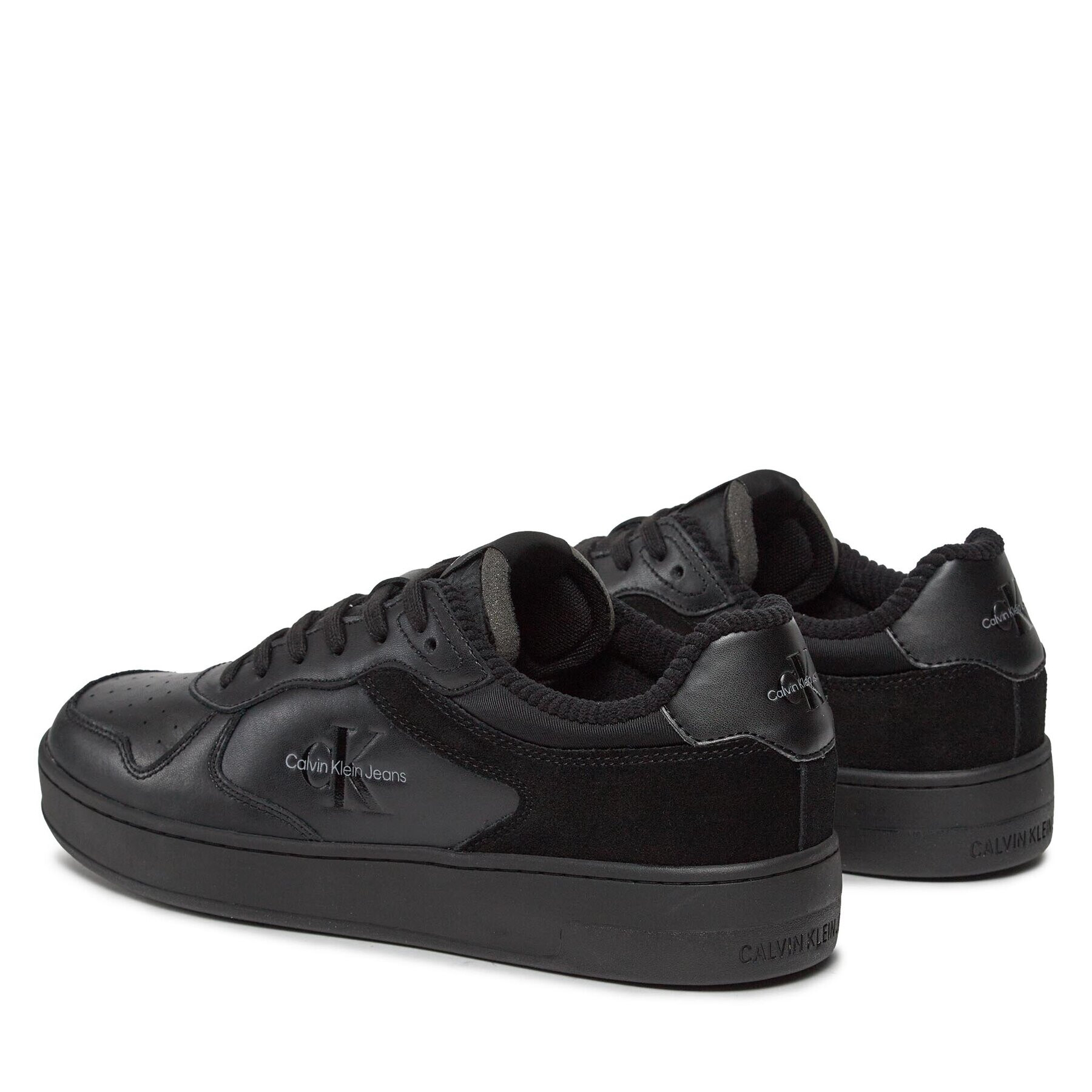 Calvin Klein Jeans Сникърси Basket Cupsole Low Lace Cor YM0YM00783 Черен - Pepit.bg