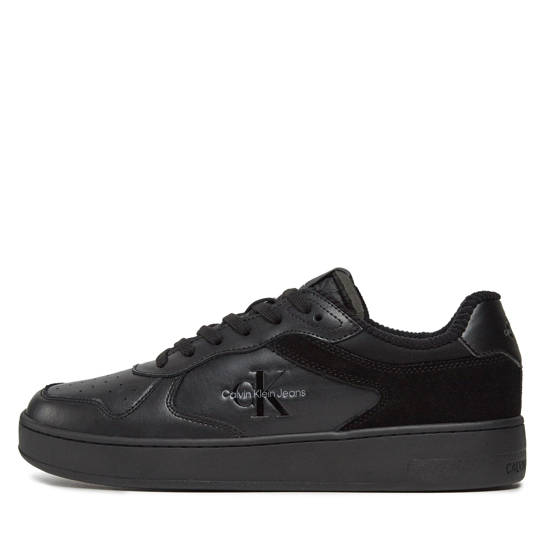 Calvin Klein Jeans Сникърси Basket Cupsole Low Lace Cor YM0YM00783 Черен - Pepit.bg