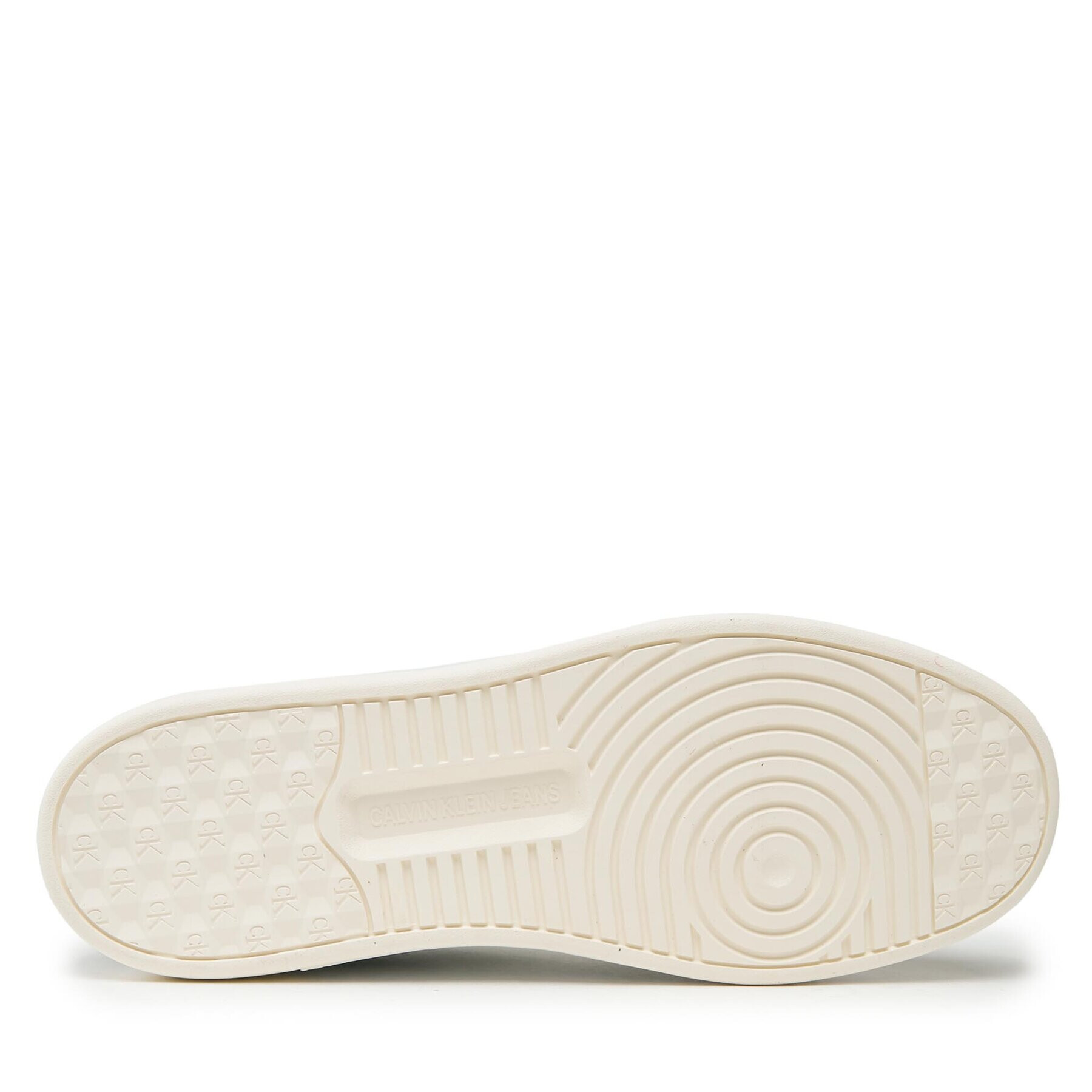 Calvin Klein Jeans Сникърси Basket Cupsole Low Lace Mod Vint YM0YM00709 Бял - Pepit.bg