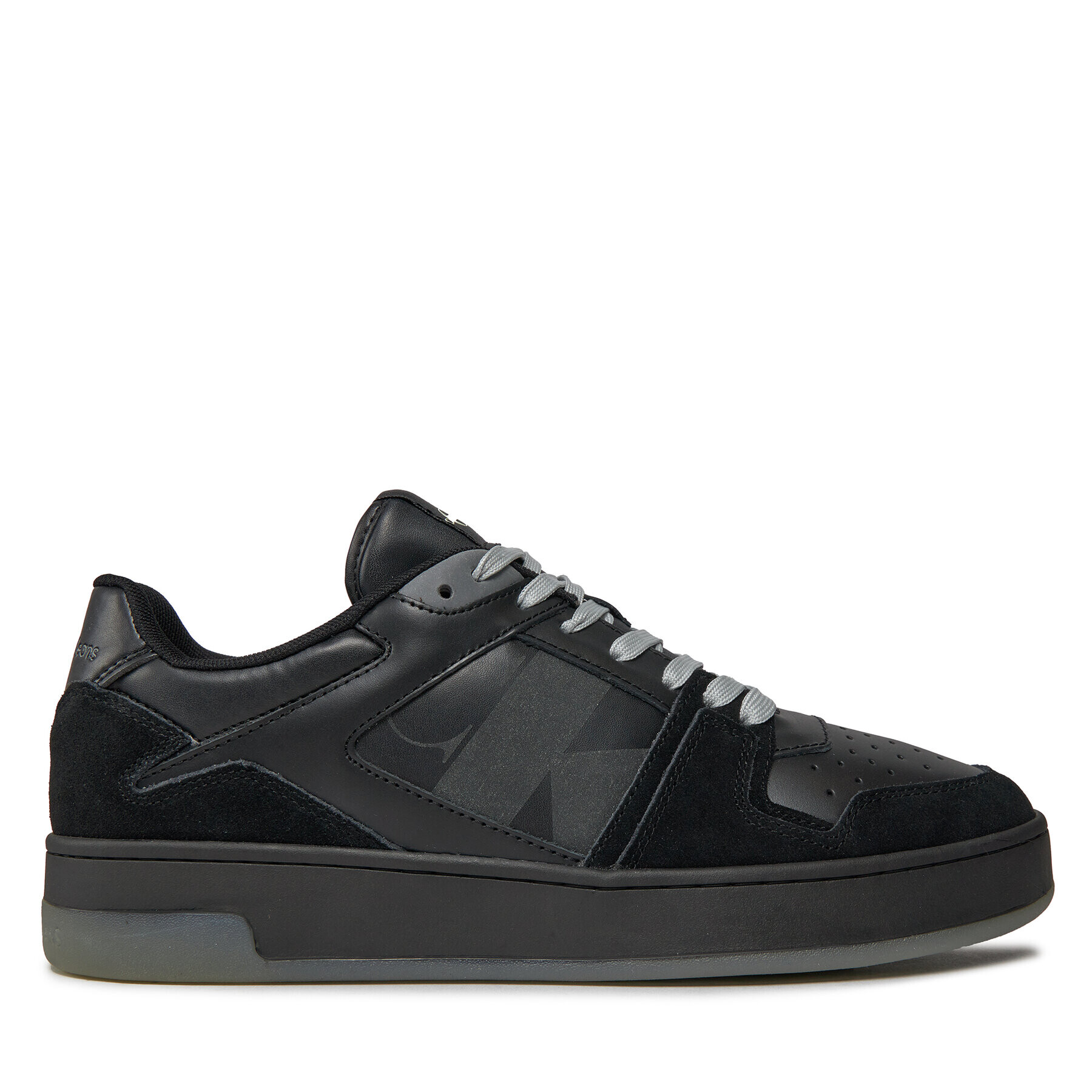 Calvin Klein Jeans Сникърси Basket Cupsole Low Lth Nbs Lum YM0YM00869 Черен - Pepit.bg