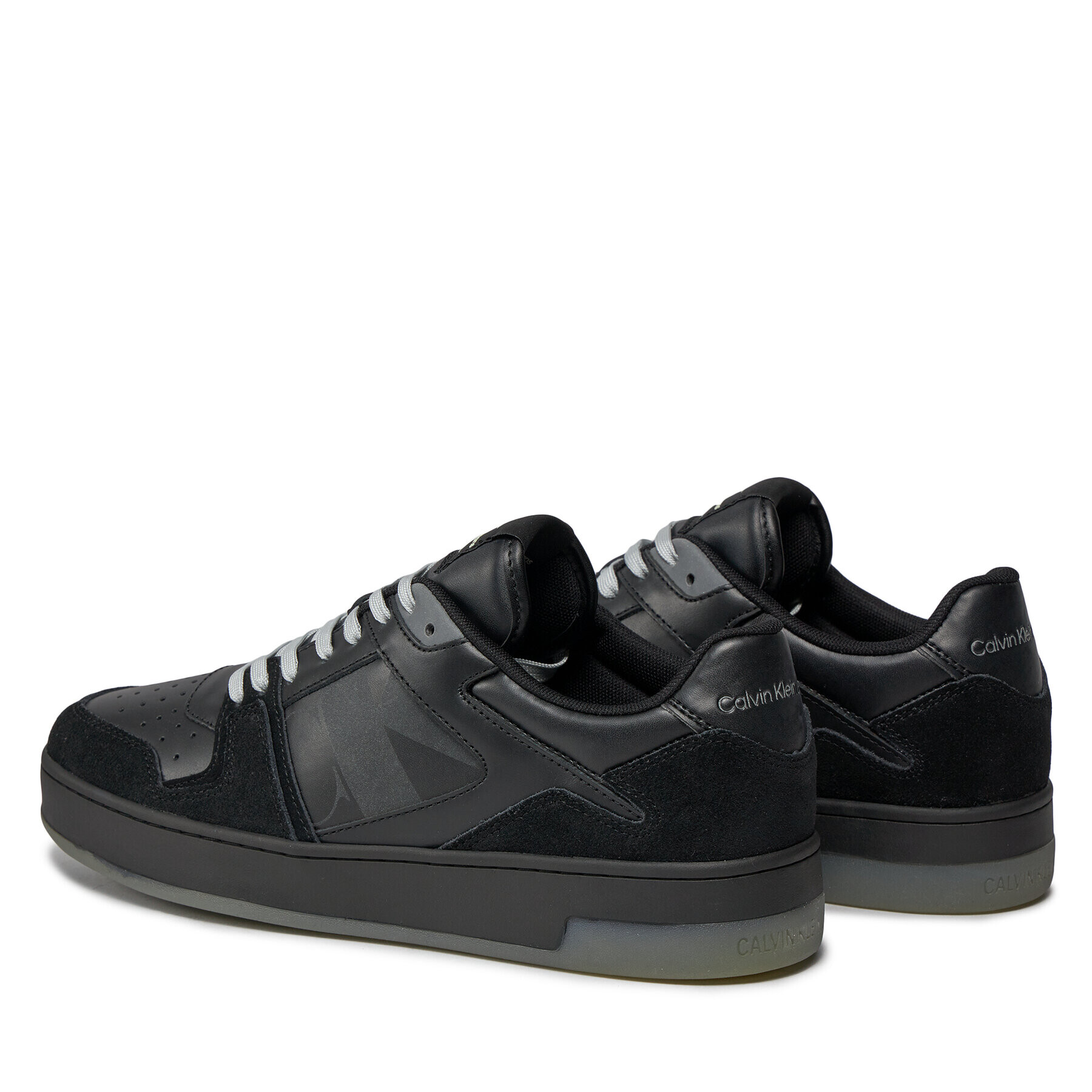 Calvin Klein Jeans Сникърси Basket Cupsole Low Lth Nbs Lum YM0YM00869 Черен - Pepit.bg