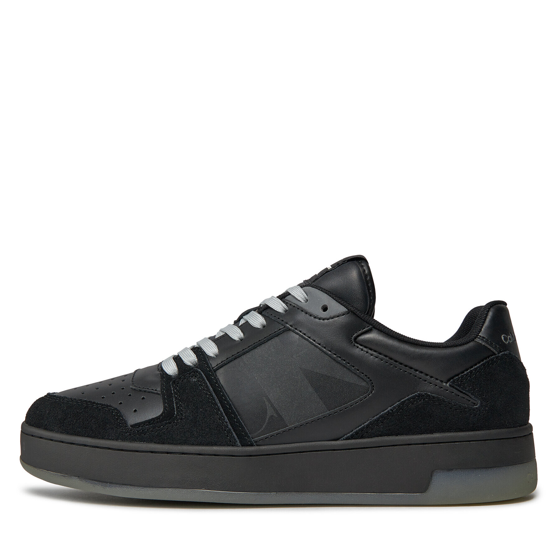 Calvin Klein Jeans Сникърси Basket Cupsole Low Lth Nbs Lum YM0YM00869 Черен - Pepit.bg