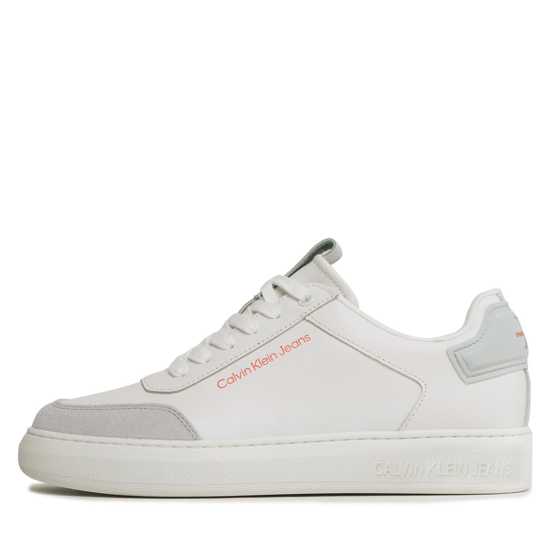 Calvin Klein Jeans Сникърси Casual CUpsole High/Low Freq YM0YM00670 Бял - Pepit.bg