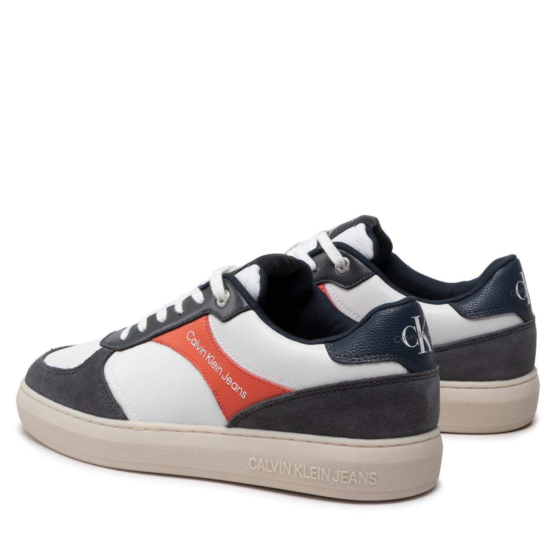 Calvin Klein Jeans Сникърси Casual Cupsole Laceup Low YM0YM00494 Цветен - Pepit.bg