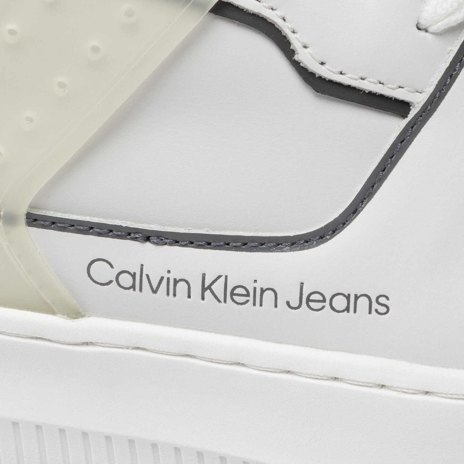 Calvin Klein Jeans Сникърси Chunky Cupsole Laceup Low Tpu YM0YM00425 Бял - Pepit.bg