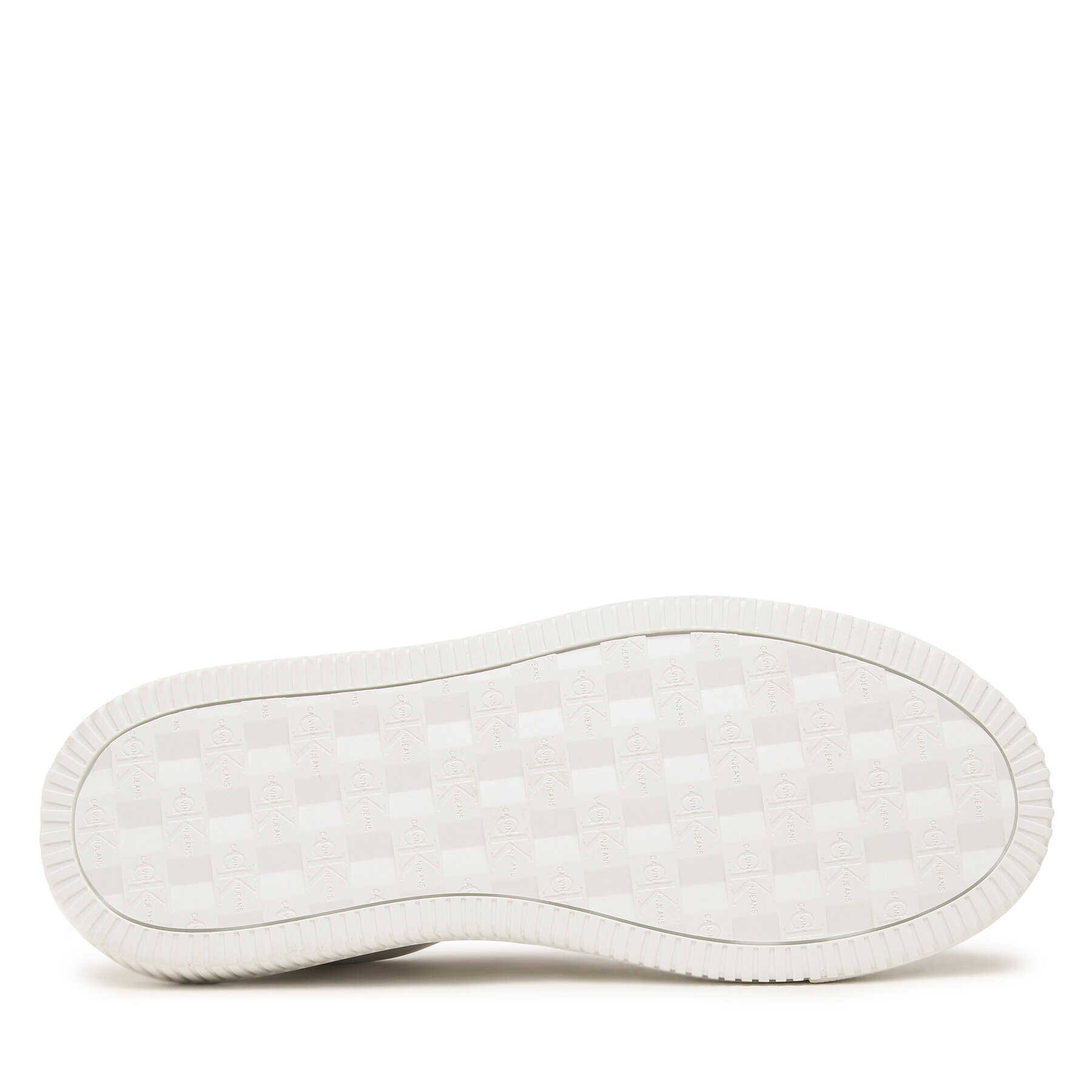 Calvin Klein Jeans Сникърси Chunky Cupsole Mono Lth YM0YM00681 Бял - Pepit.bg
