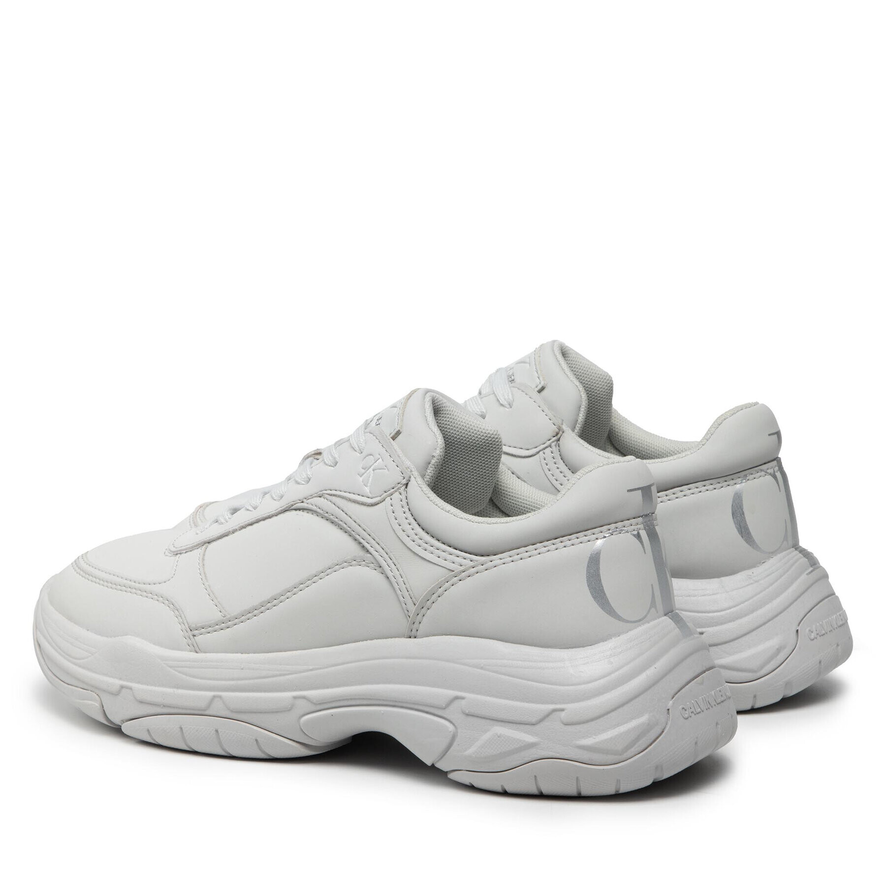 Calvin Klein Jeans Сникърси Chunky Laceup Sneaker YM0YM00298 Сив - Pepit.bg