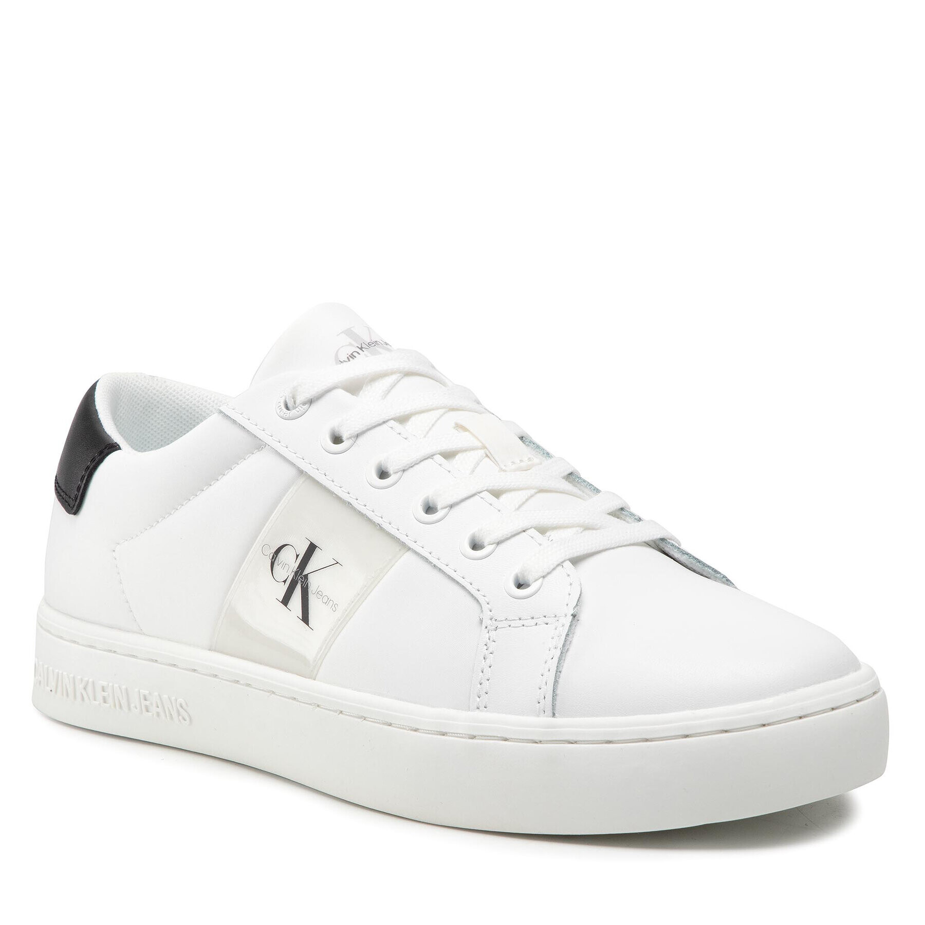 Calvin Klein Jeans Сникърси Classic Cupsole 1 YM0YM00318 Бял - Pepit.bg