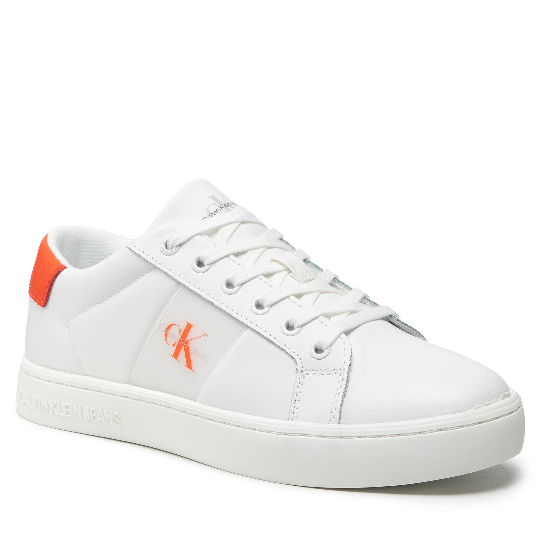 Calvin Klein Jeans Сникърси Classic Cupsole 1 YM0YM00318 Бял - Pepit.bg