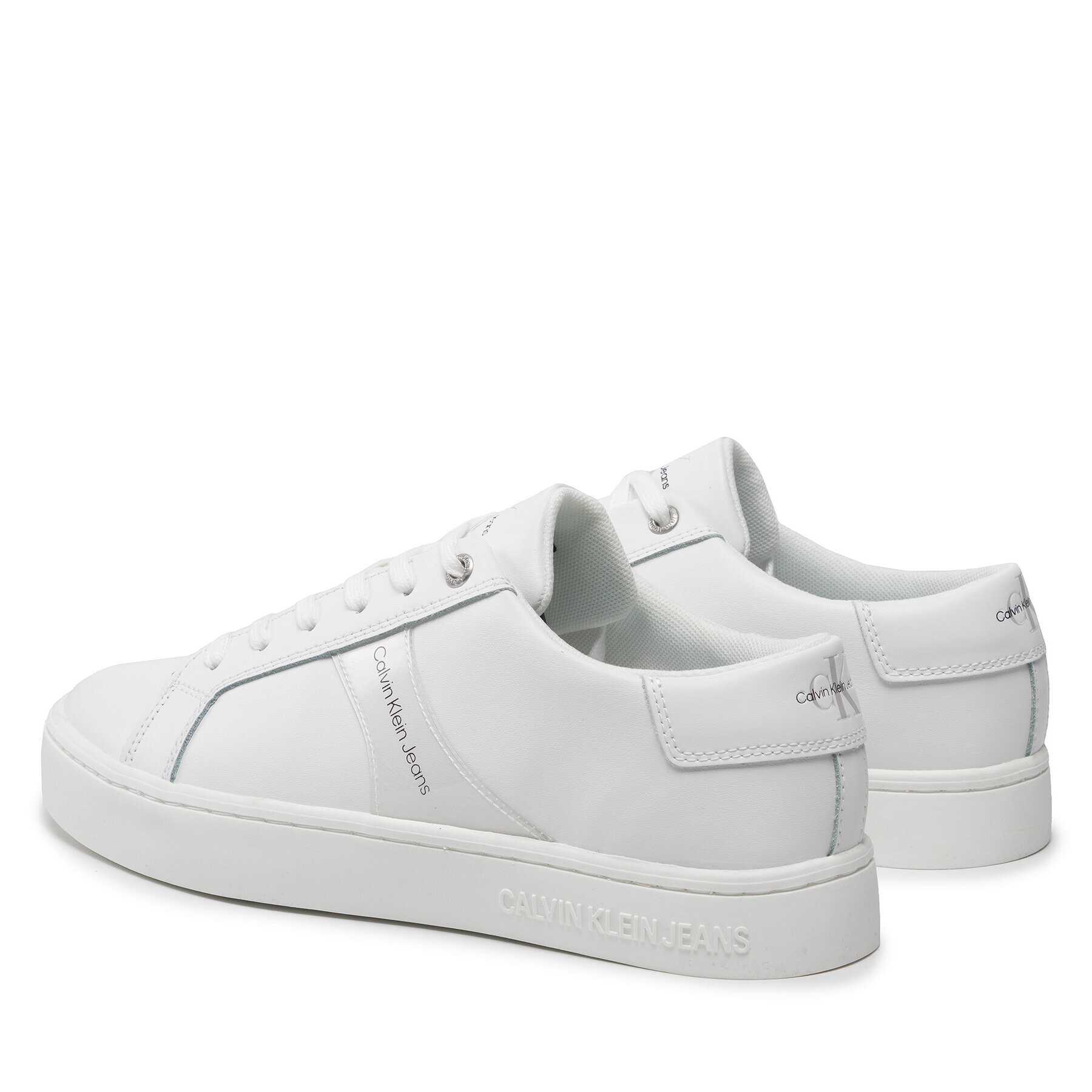 Calvin Klein Jeans Сникърси Classic Cupsole 2 YM0YM00319 Бял - Pepit.bg