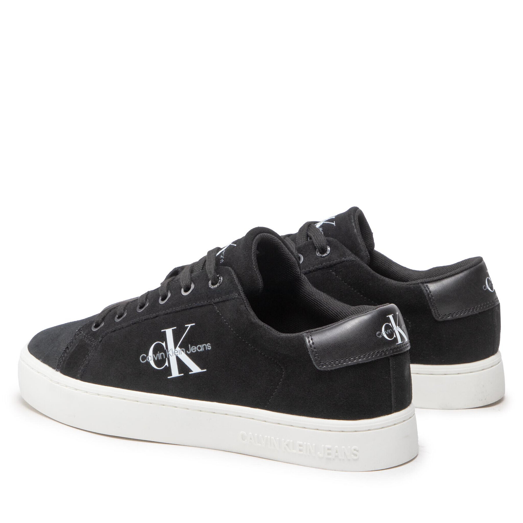 Calvin Klein Jeans Сникърси Classic Cupsole Laceup Low Su YM0YM00548 Черен - Pepit.bg