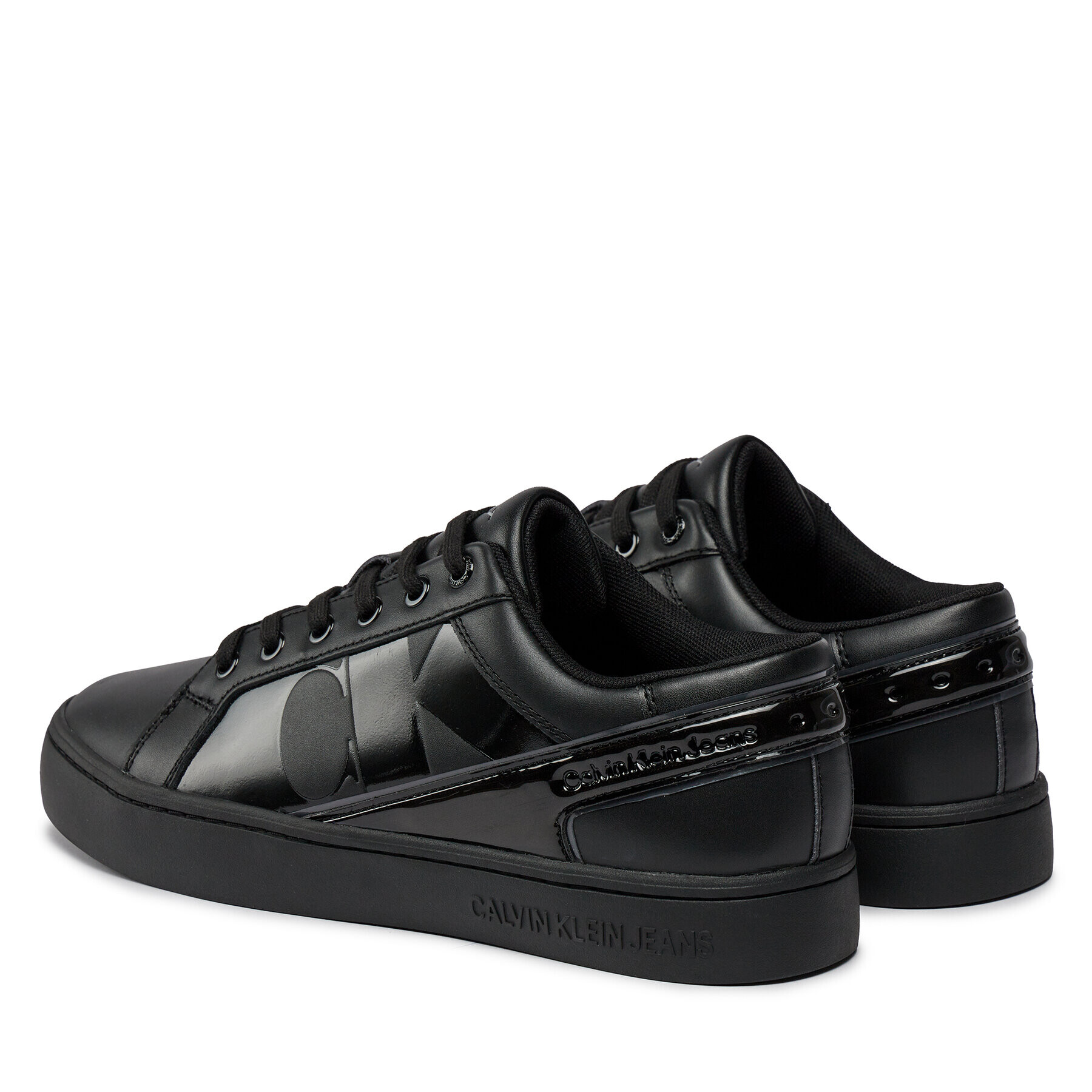 Calvin Klein Jeans Сникърси Classic Cupsole Low Mix Nbs Lum YM0YM00865 Черен - Pepit.bg