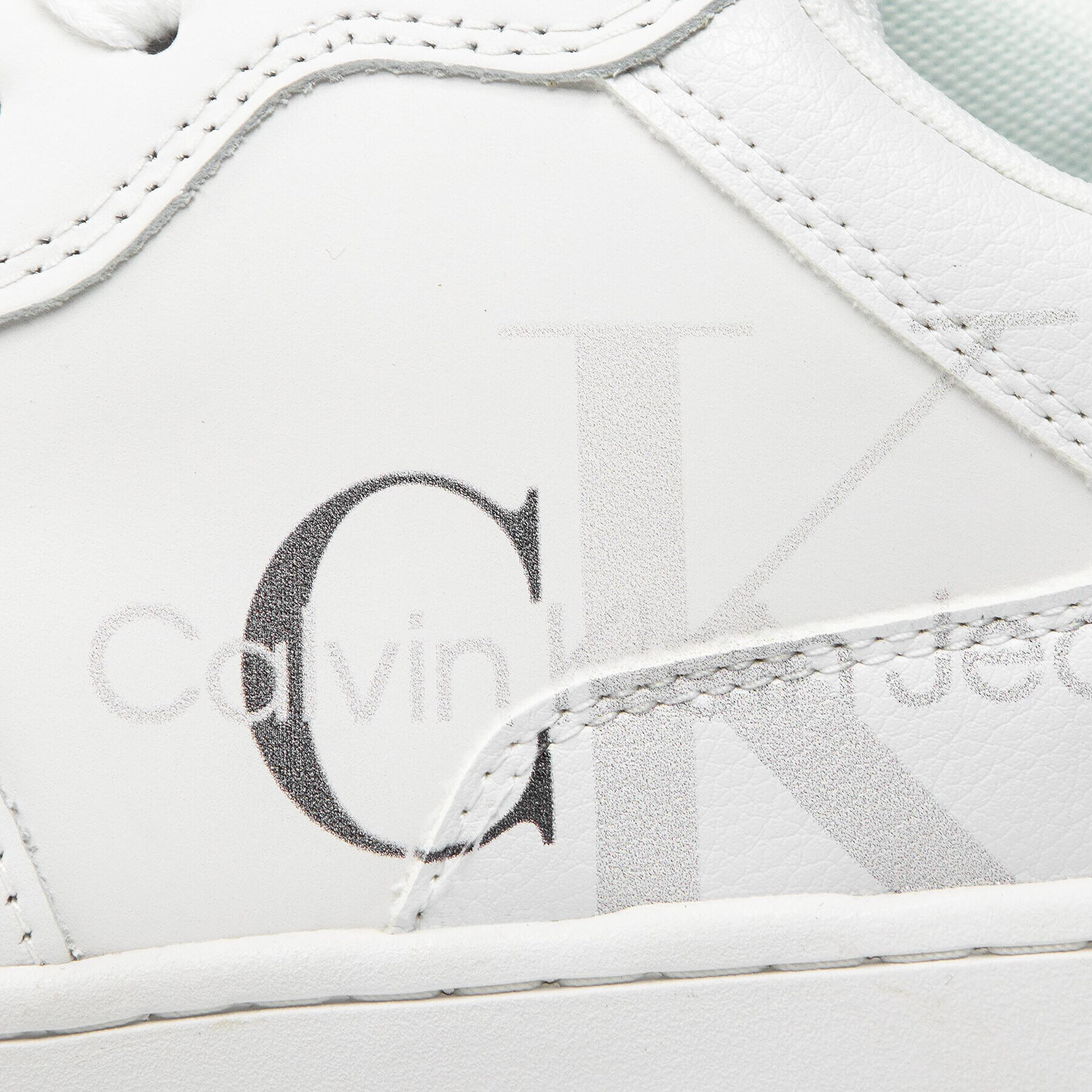 Calvin Klein Jeans Сникърси Cupsole Laceup Basket YM0YM00367 Бял - Pepit.bg