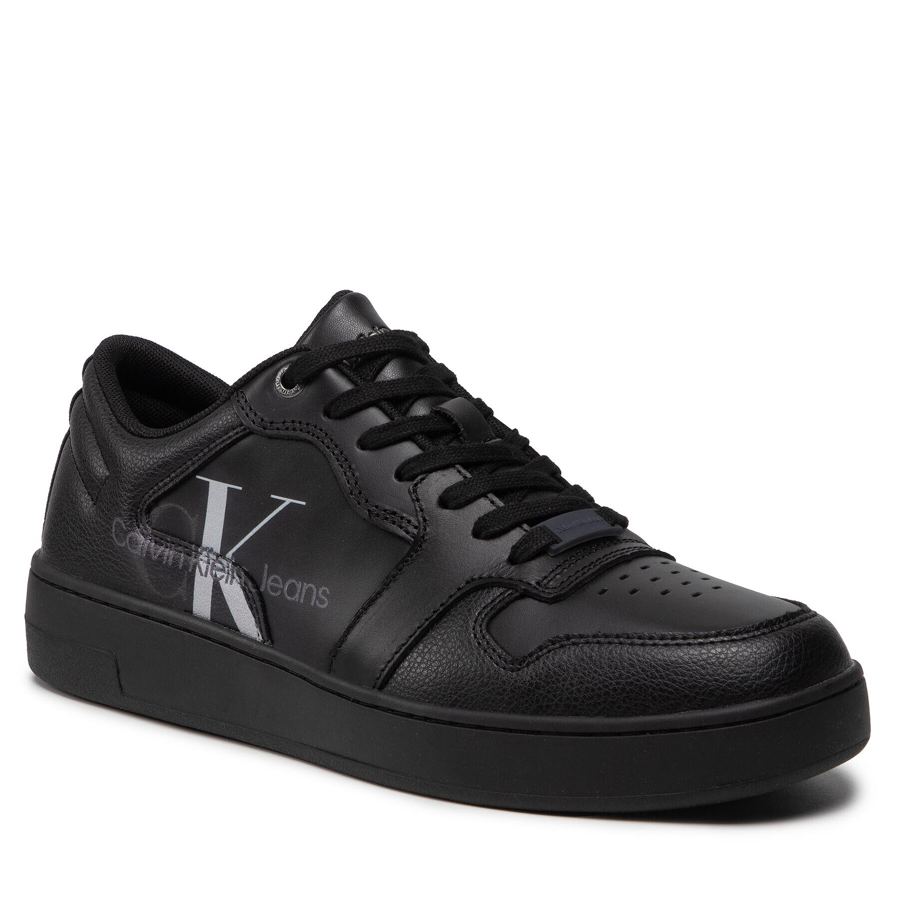 Calvin Klein Jeans Сникърси Cupsole Laceup Basket YM0YM00367 Черен - Pepit.bg