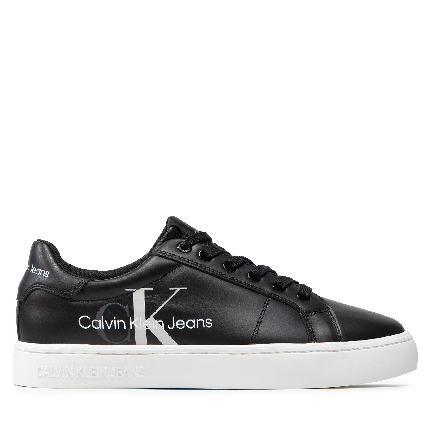 Calvin Klein Jeans Сникърси Cupsole Laceup Sneaker Lego YM0YM00368 Черен - Pepit.bg