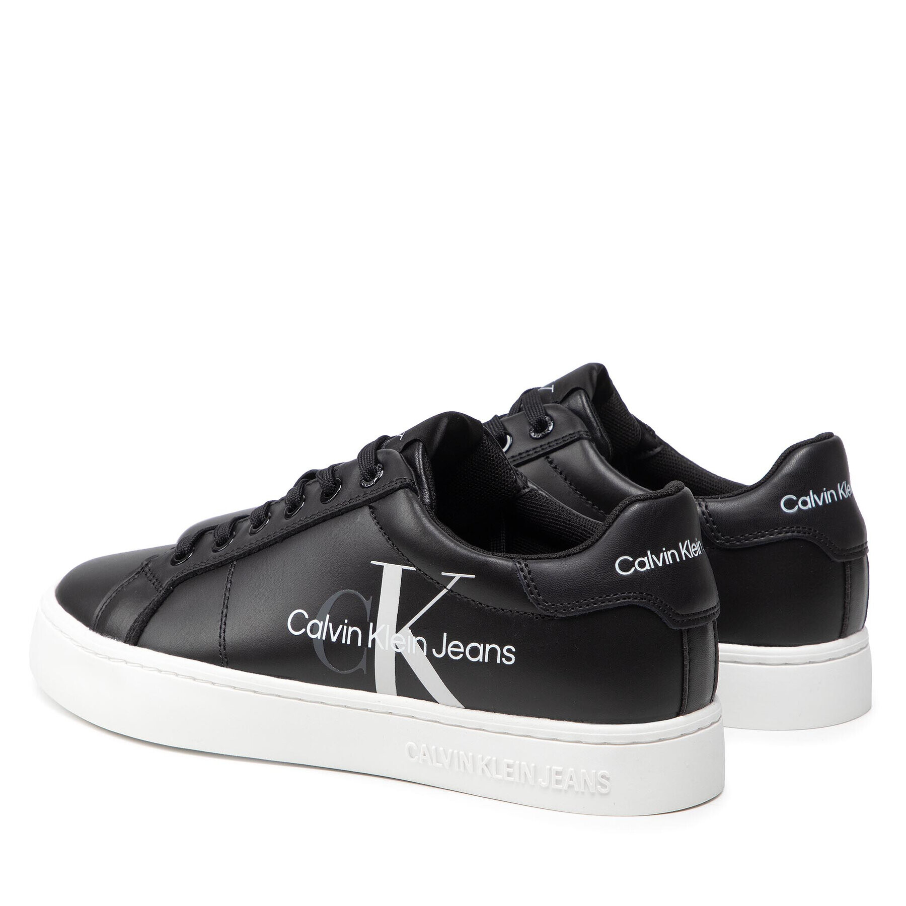 Calvin Klein Jeans Сникърси Cupsole Laceup Sneaker Lego YM0YM00368 Черен - Pepit.bg