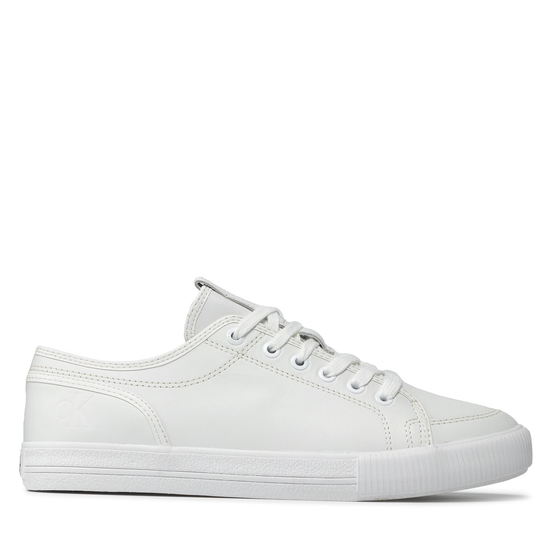 Calvin Klein Jeans Сникърси Ess Vulc Laceup Sneaker L YM0YM00277 Бял - Pepit.bg