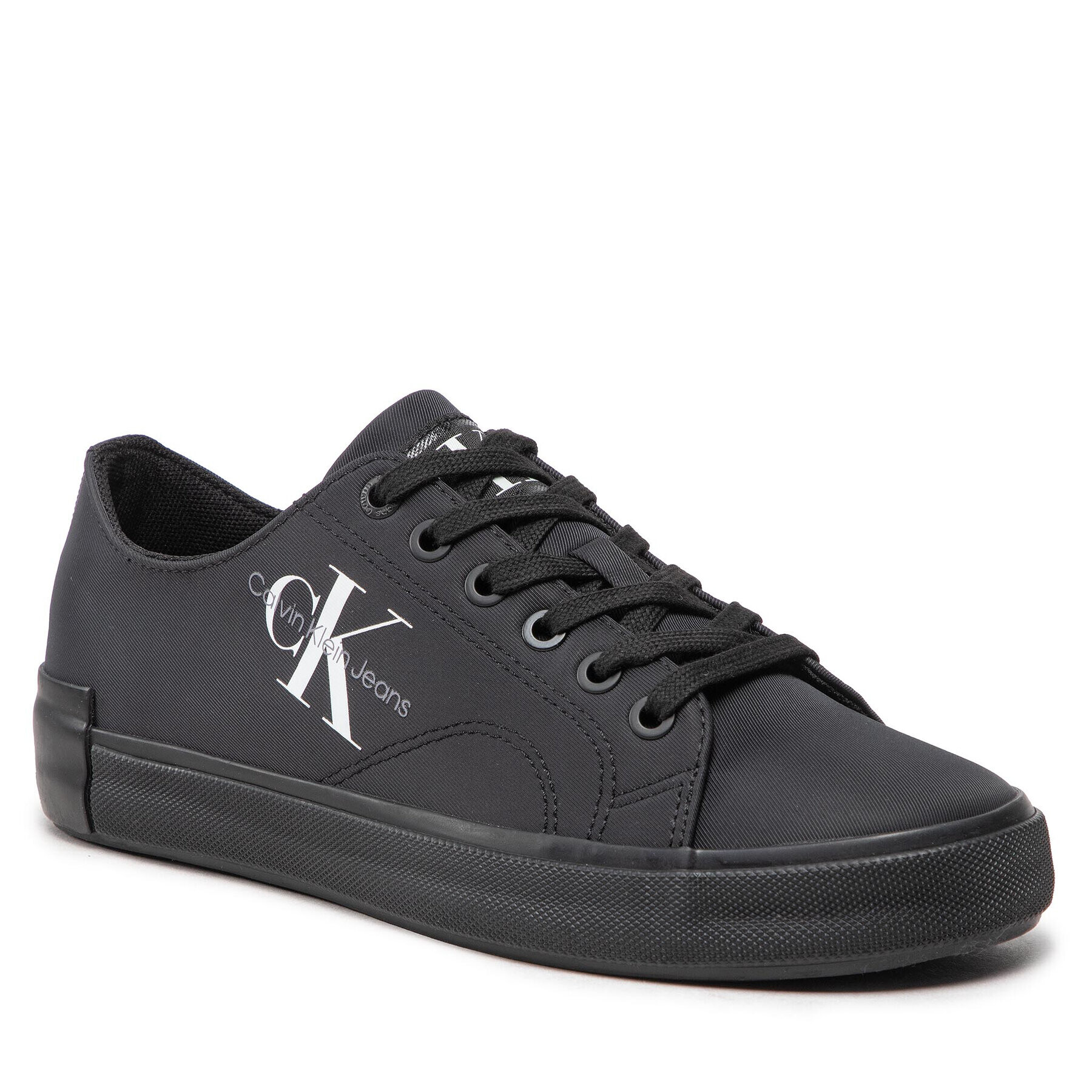 Calvin Klein Jeans Сникърси Ess Vulcanized Laceup Low Ny YW0YW00756 Черен - Pepit.bg