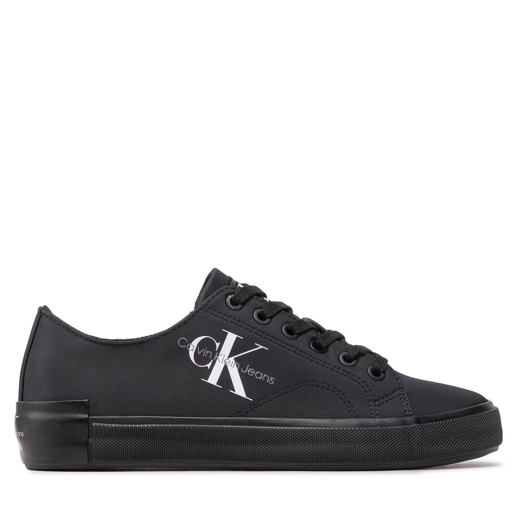 Calvin Klein Jeans Сникърси Ess Vulcanized Laceup Low Ny YW0YW00756 Черен - Pepit.bg