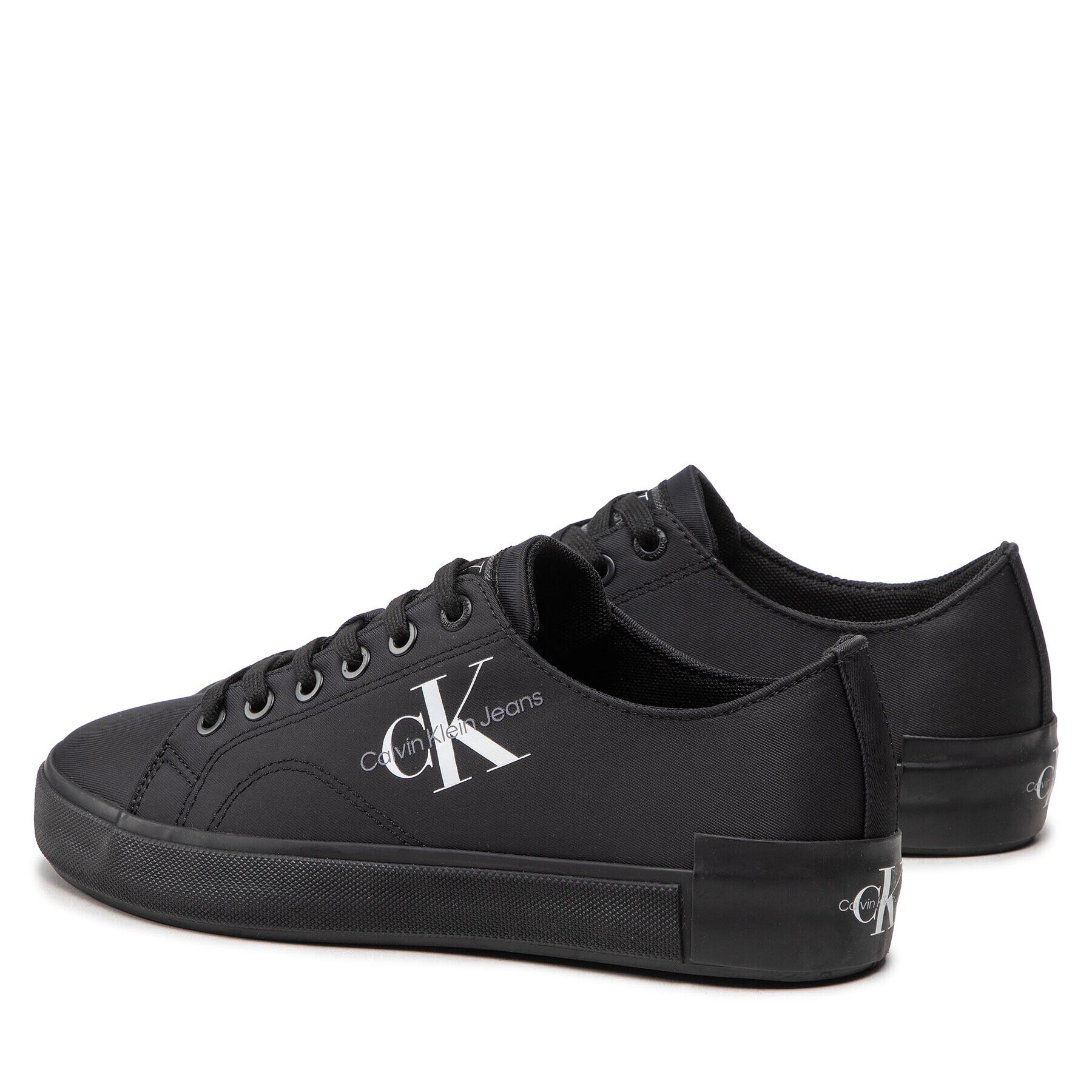 Calvin Klein Jeans Сникърси Ess Vulcanized Laceup Low Ny YW0YW00756 Черен - Pepit.bg