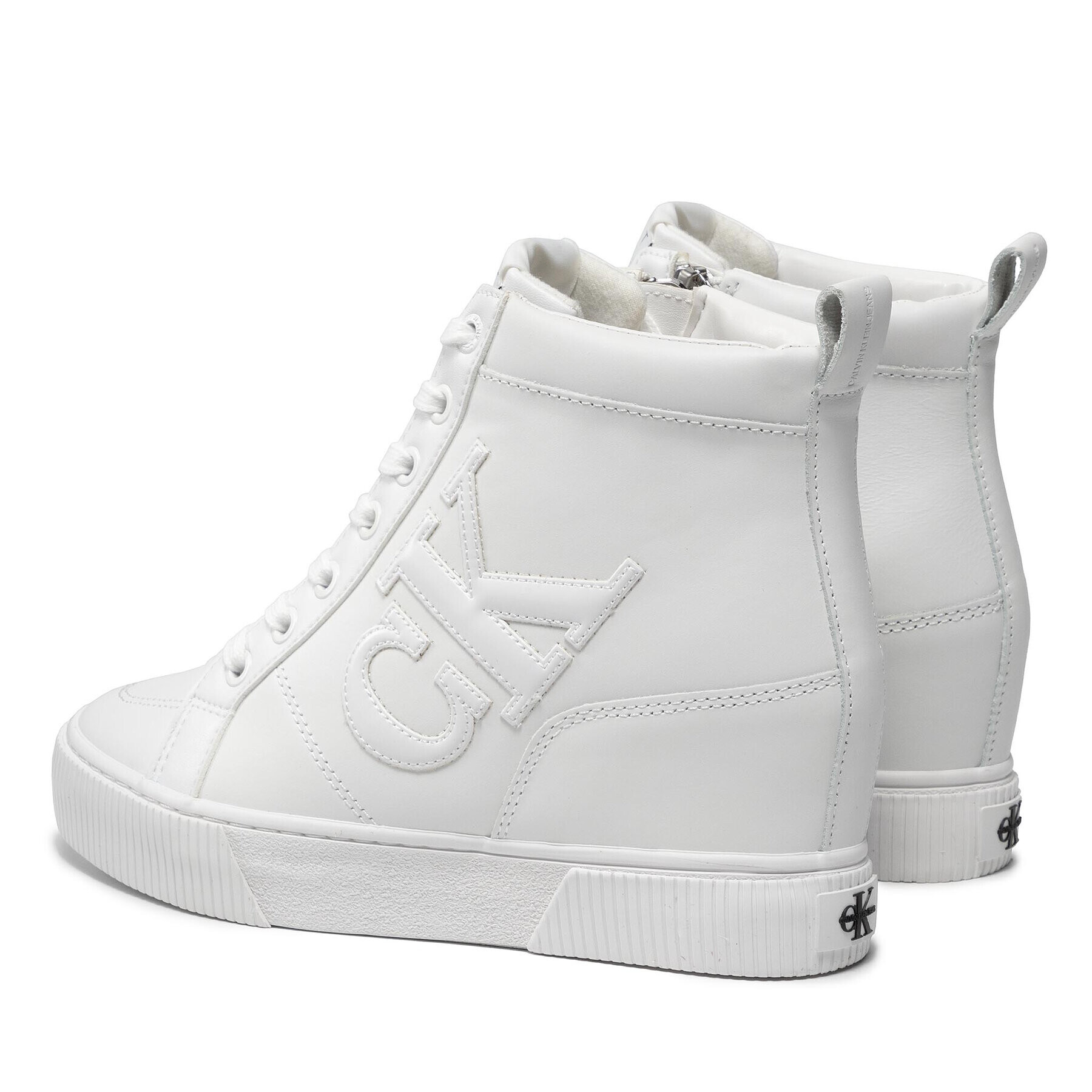 Calvin Klein Jeans Сникърси Hidden Wedge Sneaker YW0YW00438 Бял - Pepit.bg