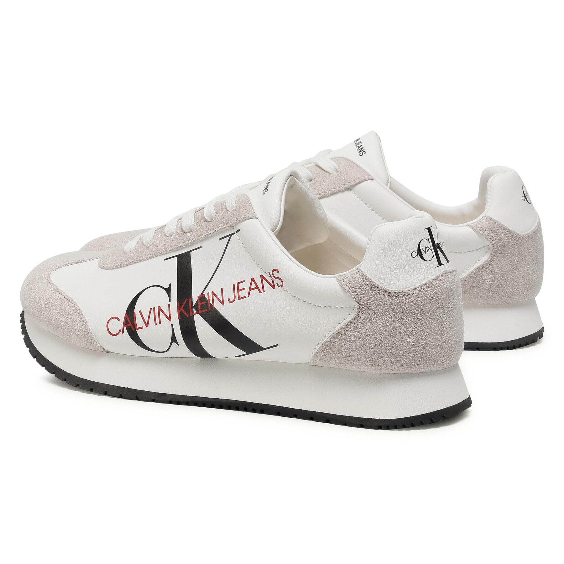 Calvin Klein Jeans Сникърси Joele B4S0716 Бял - Pepit.bg