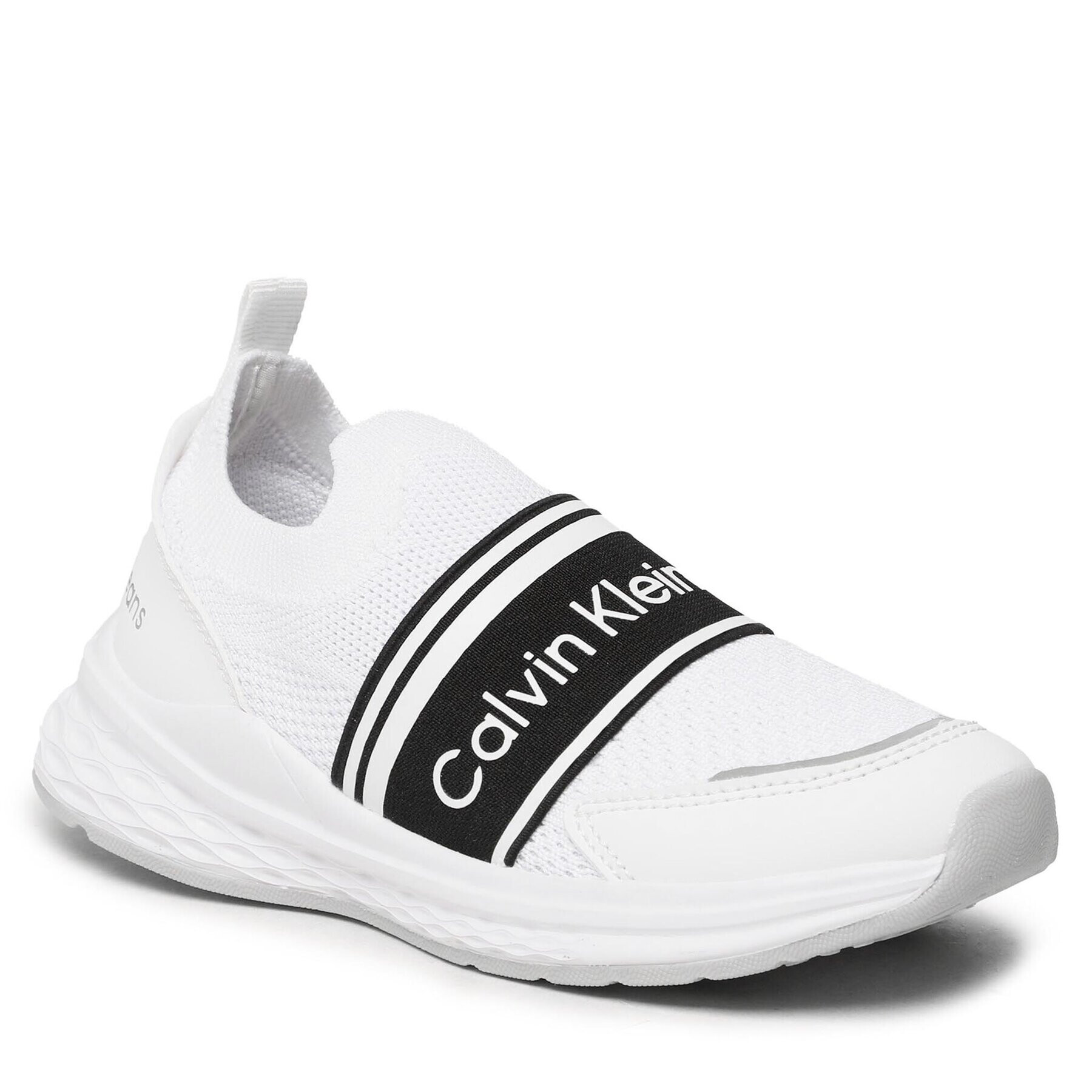 Calvin Klein Jeans Сникърси Low Cut Easy-On Sneaker V3B9-80594-0308 M Бял - Pepit.bg