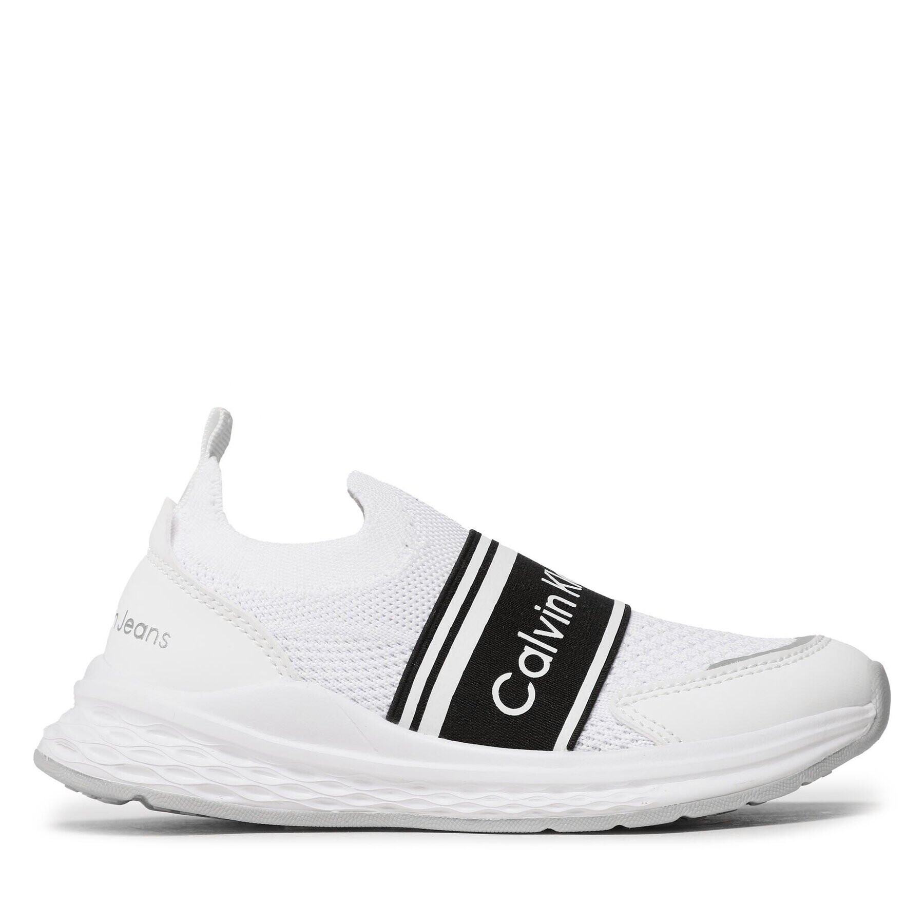 Calvin Klein Jeans Сникърси Low Cut Easy-On Sneaker V3B9-80594-0308 M Бял - Pepit.bg