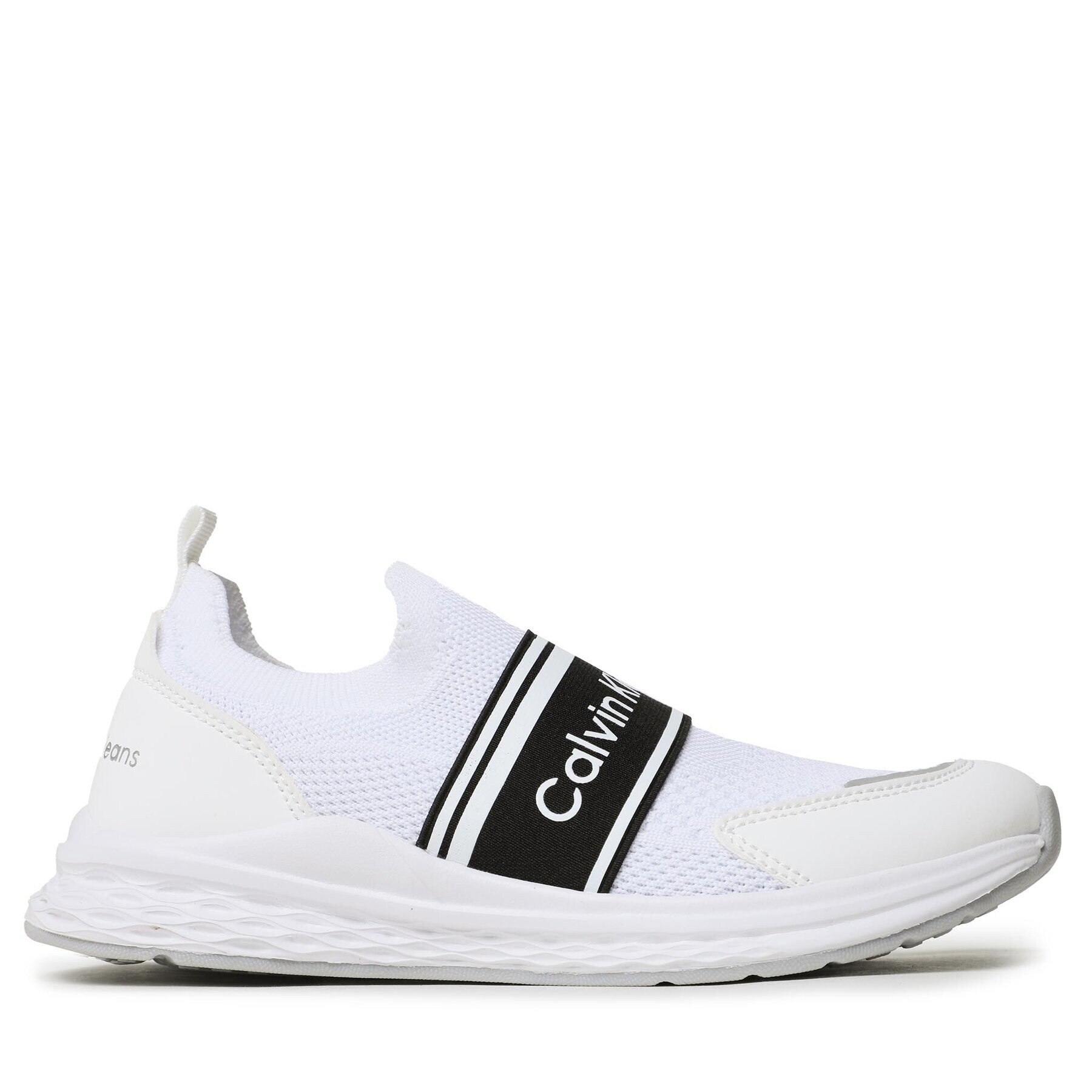 Calvin Klein Jeans Сникърси Low Cut Easy-On Sneaker V3B9-80594-0308 S Бял - Pepit.bg