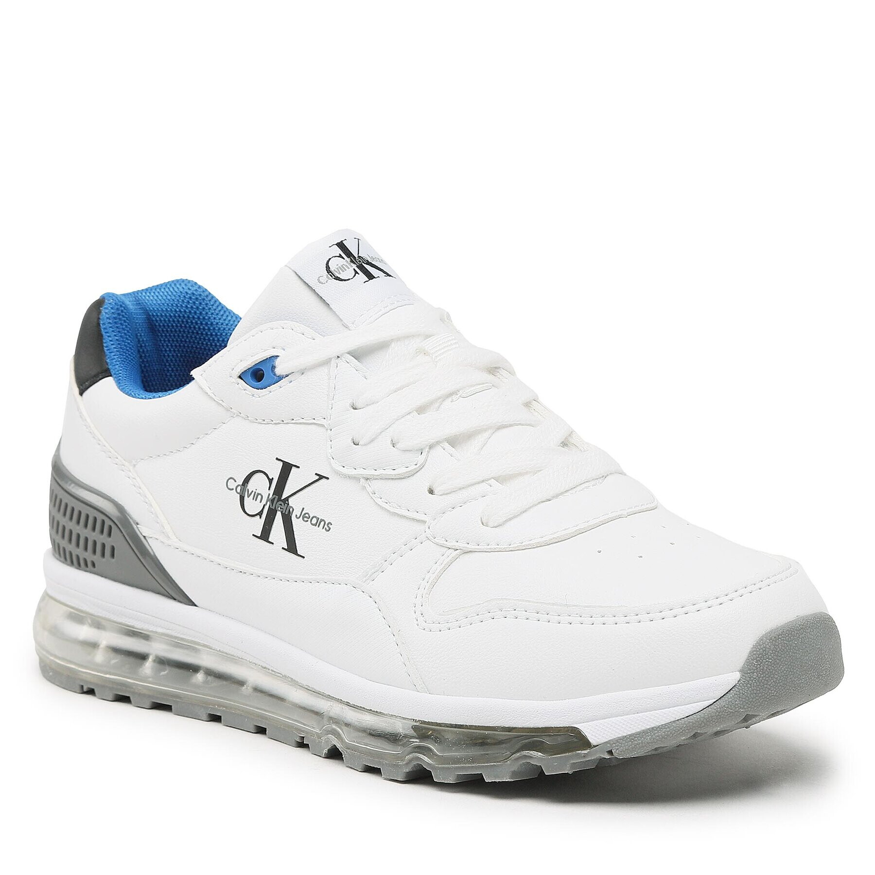 Calvin Klein Jeans Сникърси Low Cut Lace-Up Sneaker V3B9-80388-0289 S Бял - Pepit.bg