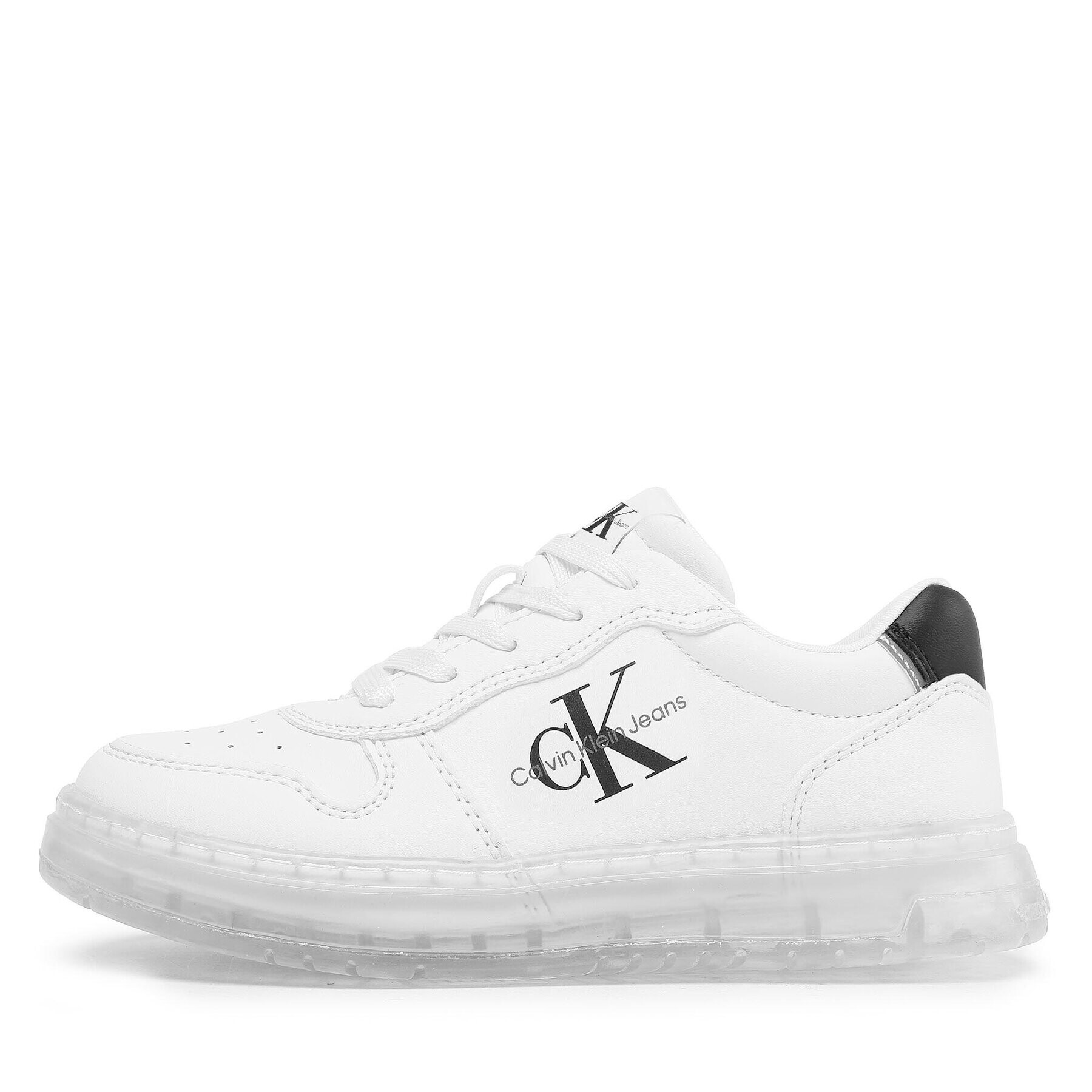 Calvin Klein Jeans Сникърси Low Cut Lace Up Sneaker V3X9-80554-1355100- M Бял - Pepit.bg