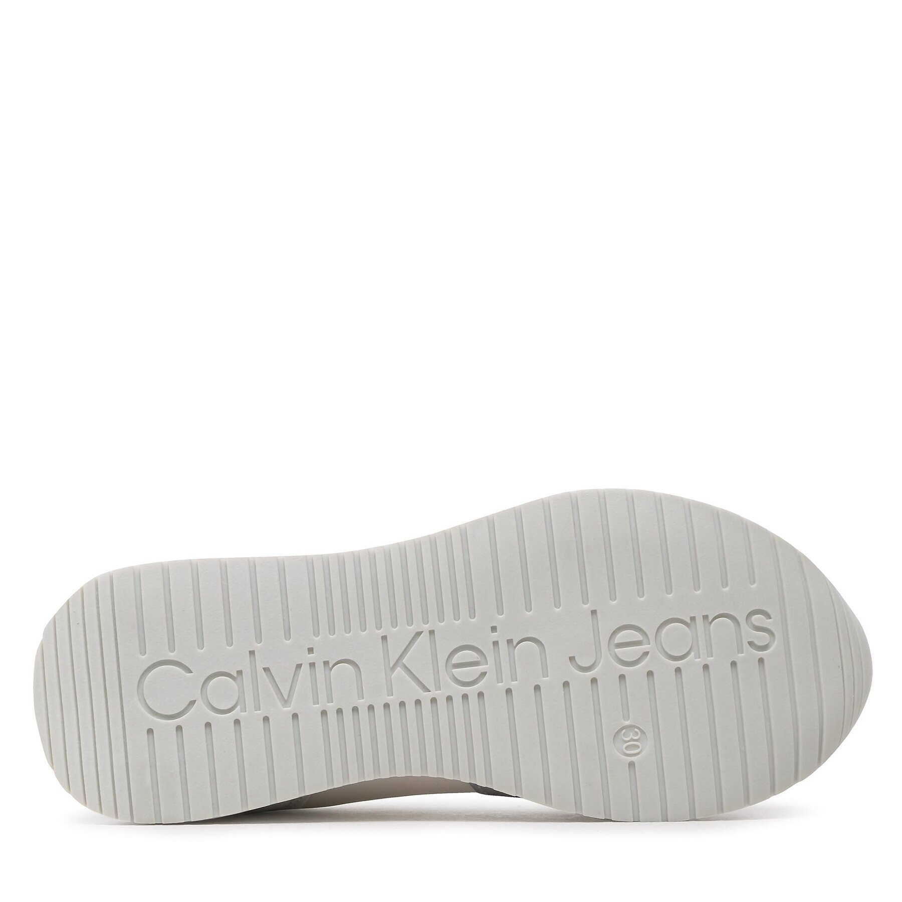 Calvin Klein Jeans Сникърси Low Cut Lace-Up Sneaker V3X9-80580-1594 M Бял - Pepit.bg