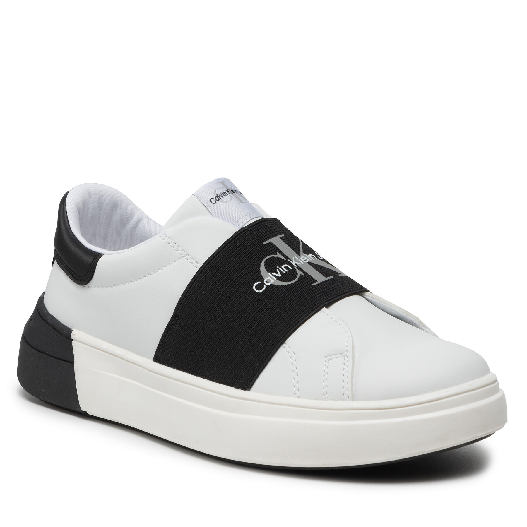 Calvin Klein Jeans Сникърси Low Cut Sneaker V3X9-80119-1355X S Бял - Pepit.bg