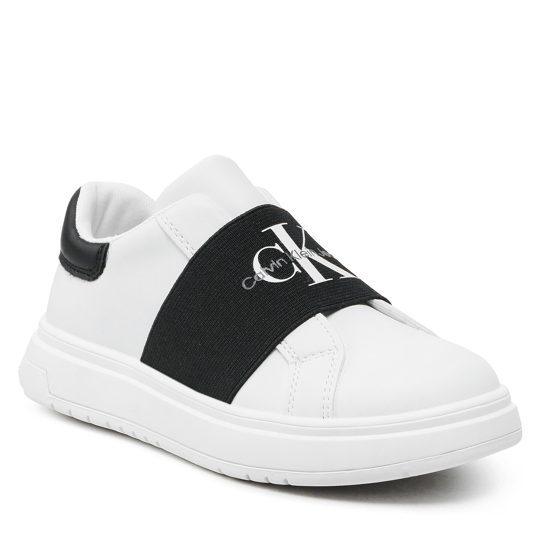 Calvin Klein Jeans Сникърси Low Cut Sneaker V3X9-80558-1355 M Бял - Pepit.bg
