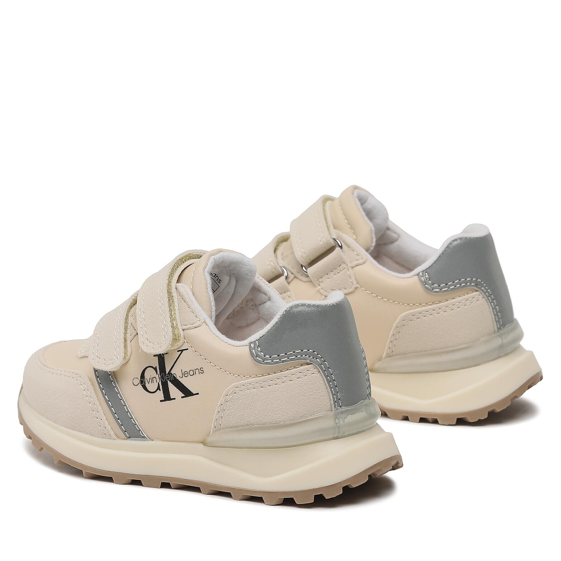 Calvin Klein Jeans Сникърси Low Cut Valcero Sneaker V1B9-80574-1587 M Бежов - Pepit.bg